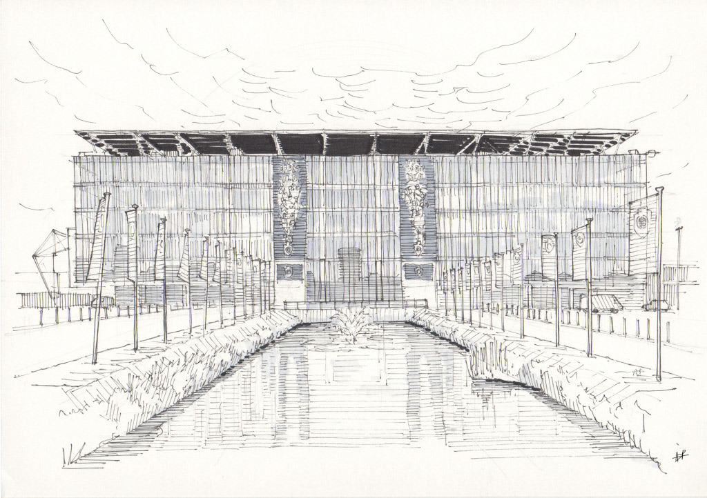 Antwerp Stadium II (29,7x21 cm)