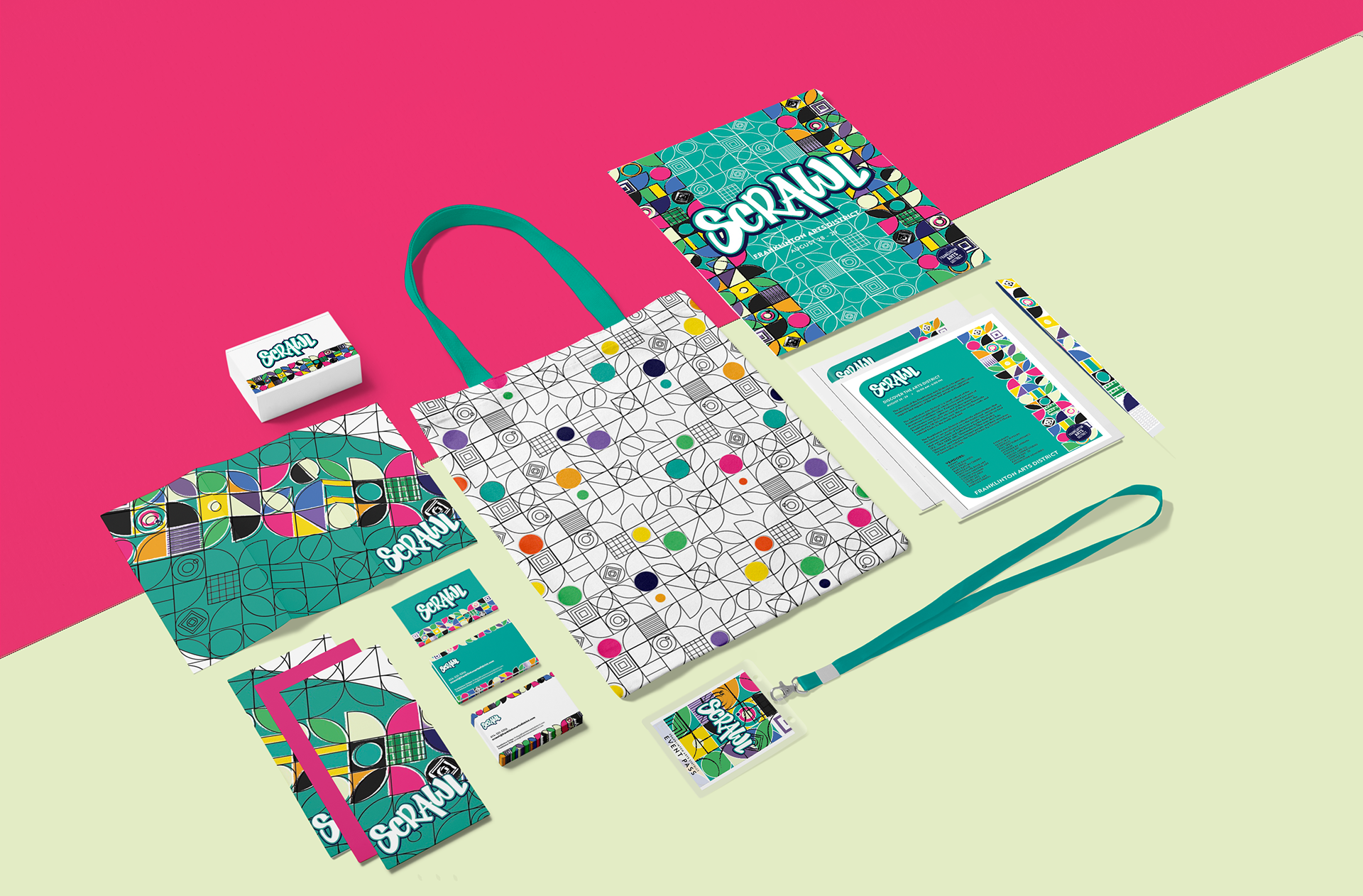 Columbus Scrawl Event Branding & Advertisement