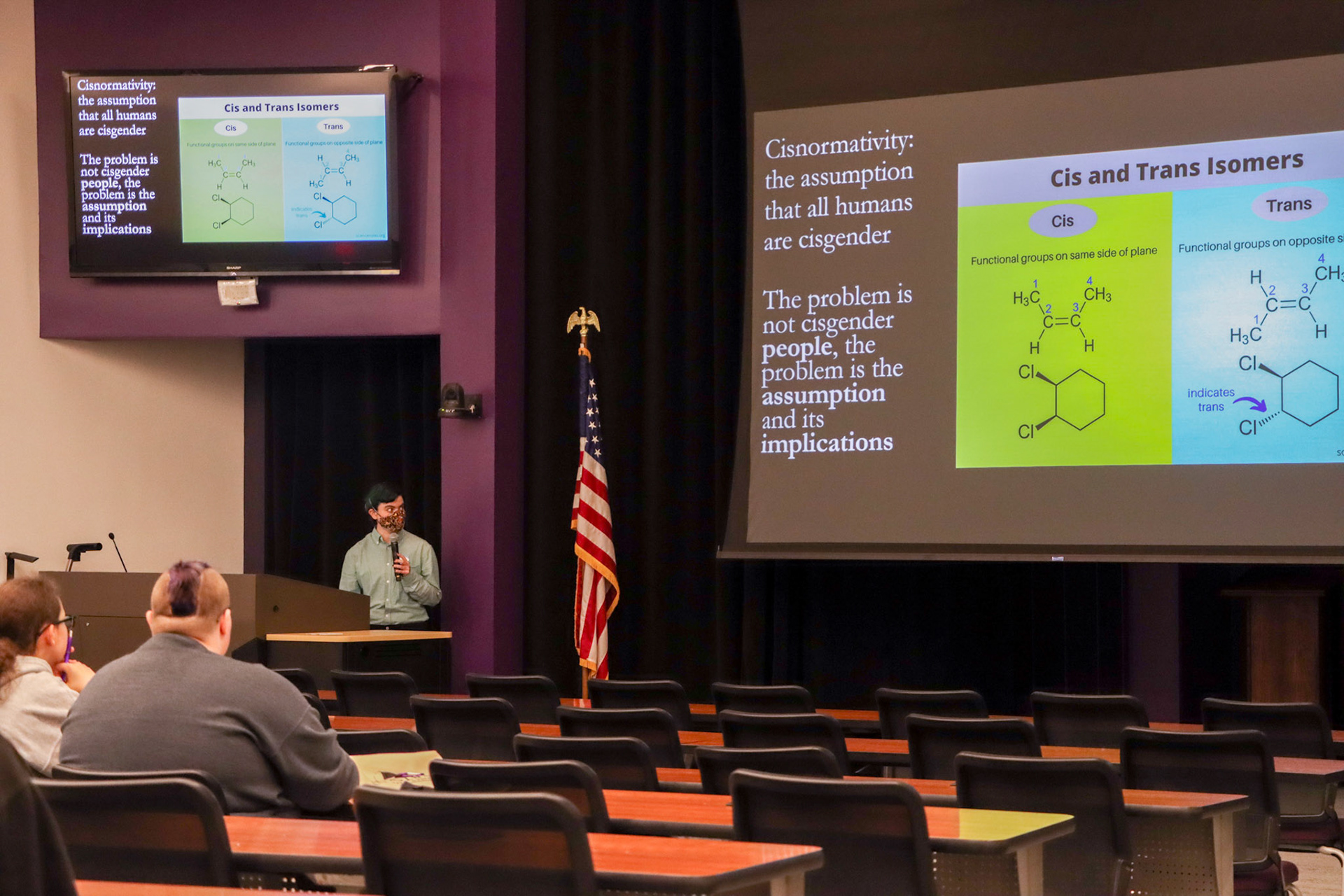 The Kansas State LGBT Resource Center sponsored the first in-person Kansas LGBTQ+ Leadership Conference since the start of the COVID-19 pandemic on April 22, 2022.