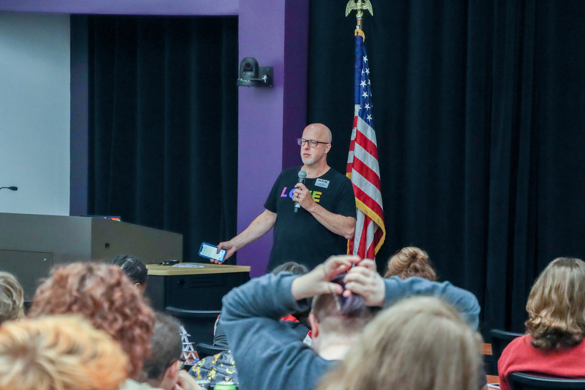 The Kansas State LGBT Resource Center sponsored the first in-person Kansas LGBTQ+ Leadership Conference since the start of the COVID-19 pandemic on April 22, 2022. (Featured in the Collegian)
