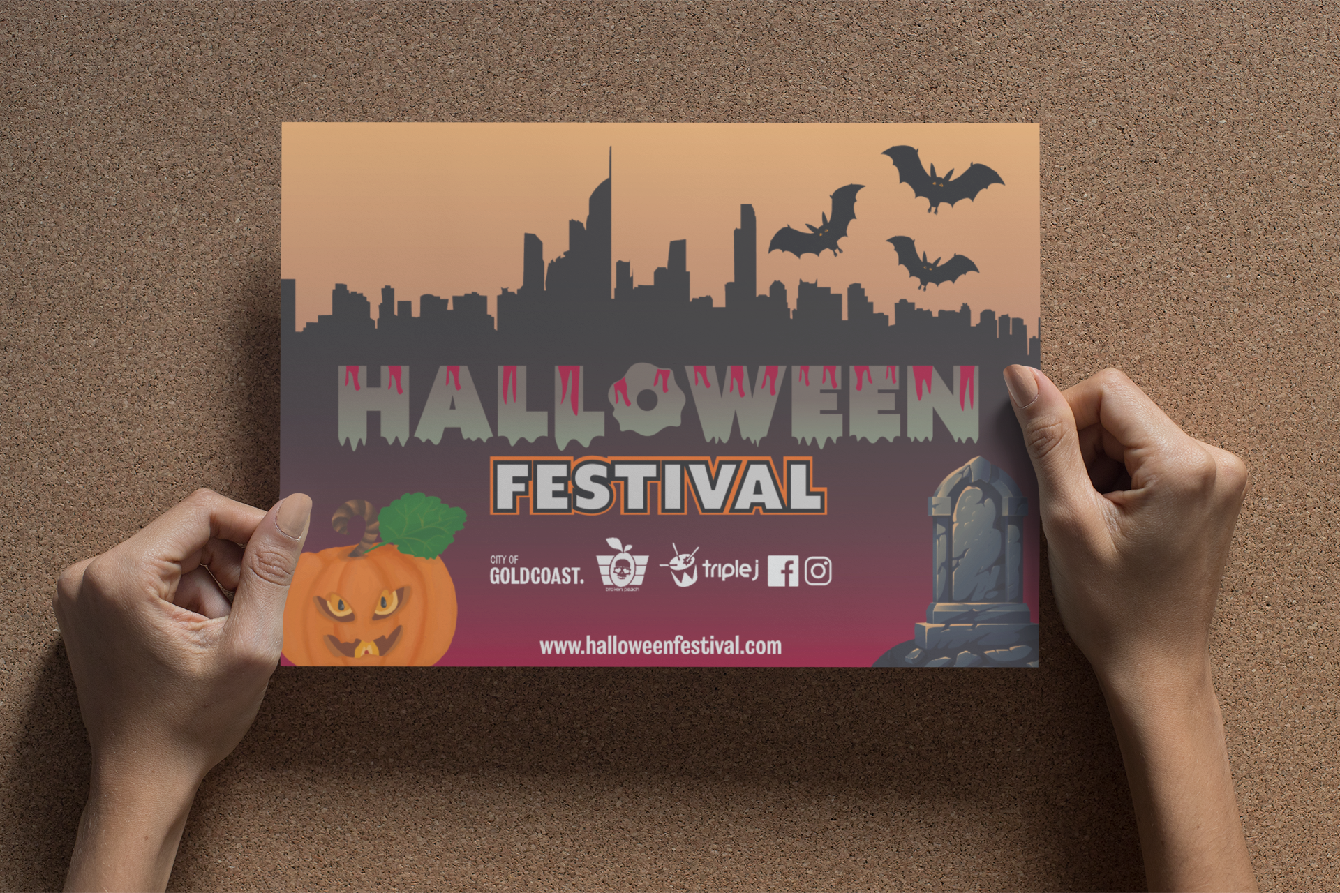 A5 Landscape Flyer Front