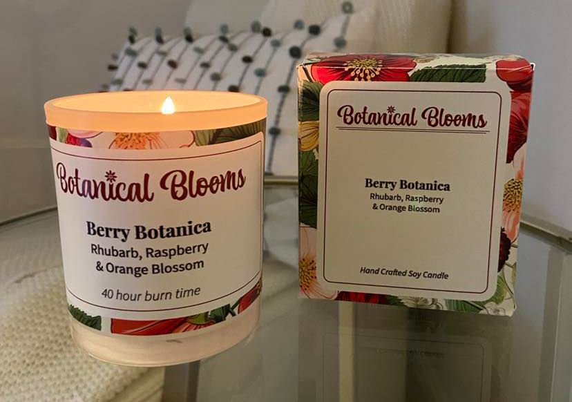 Berry Botanica candle by Botanical Blooms