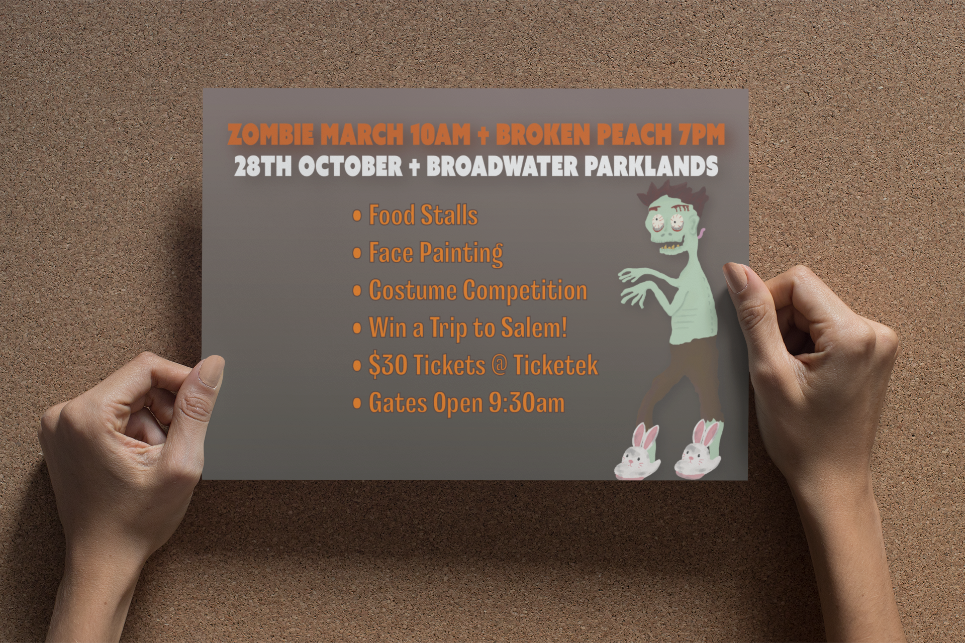 A5 Landscape Flyer Back