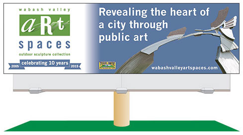 Art Spaces billboard