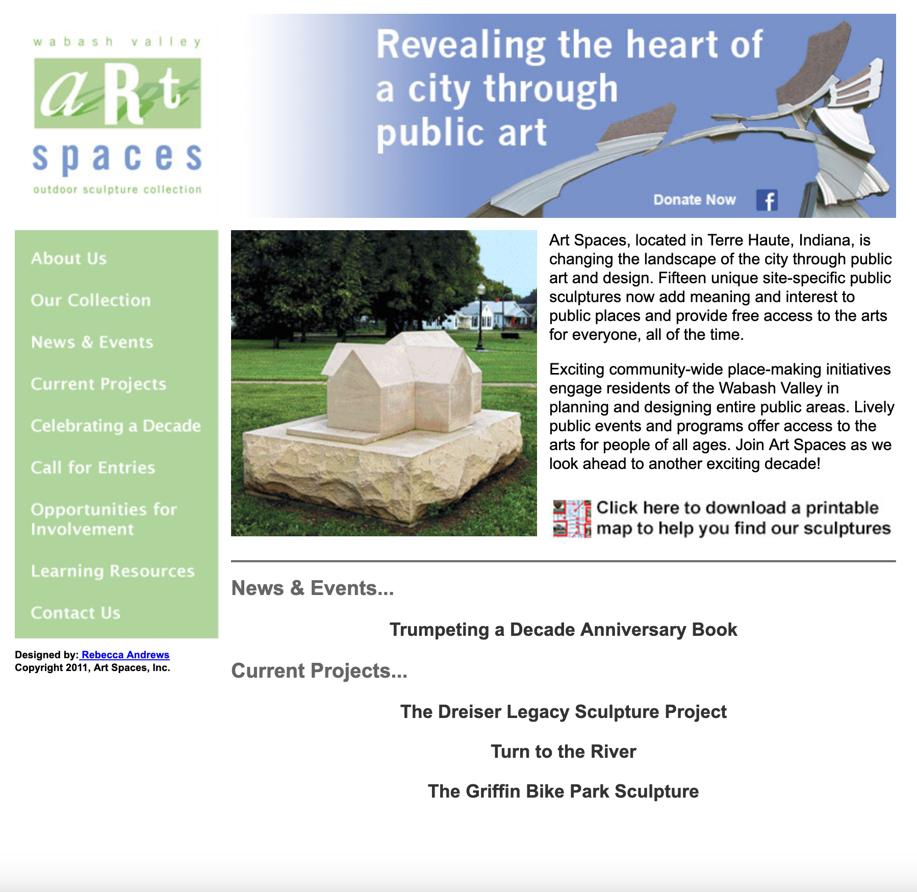 Art Spaces Webpage