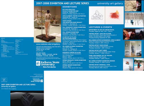 Indiana State University Gallery Calendar