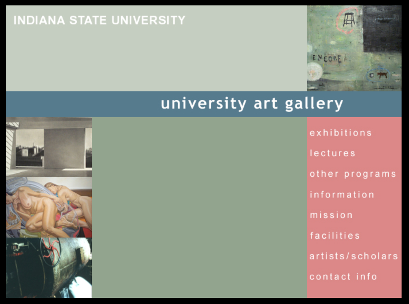 University Art Gallery Website