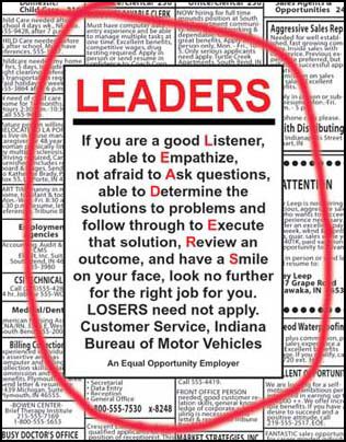 Indiana BMV Employee Poster