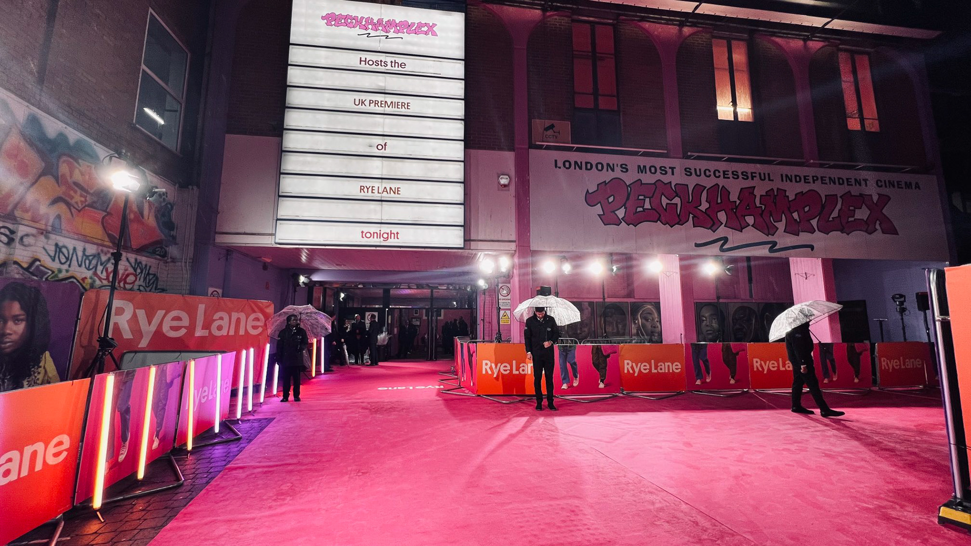 Premiere dressing at Peckhamplex
