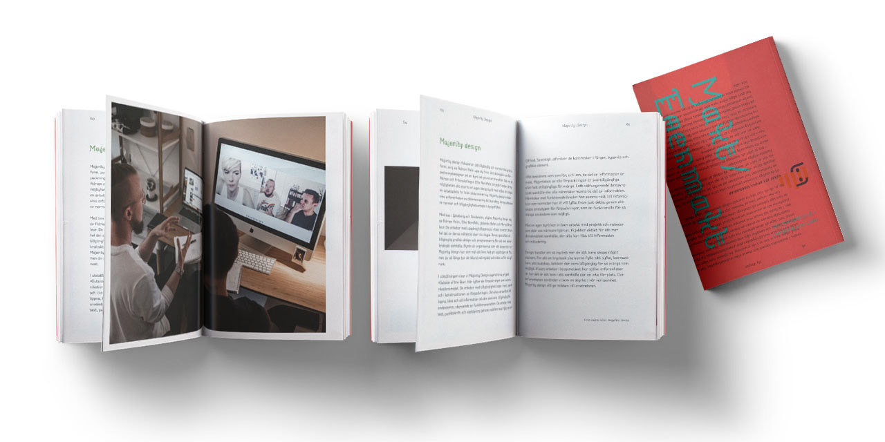 book documenting our design process in creating innovative accessible packaging solution