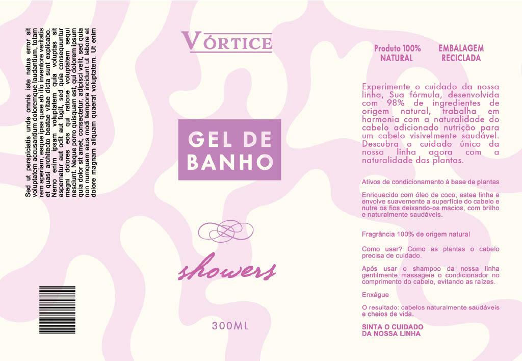 Rótulo Gel de Banho