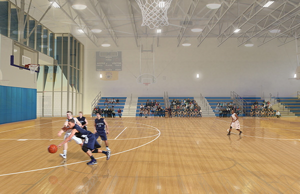 Brooks + Scarpa - Animo Leadership High School Gymnasium Lennox, CA