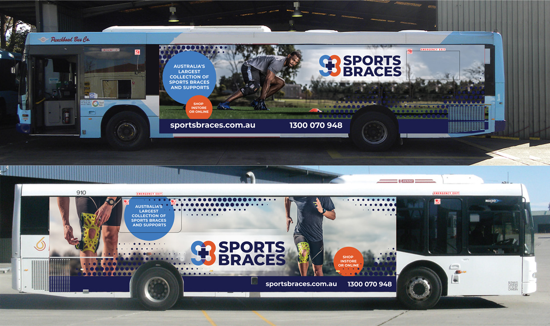 Bus advertising design