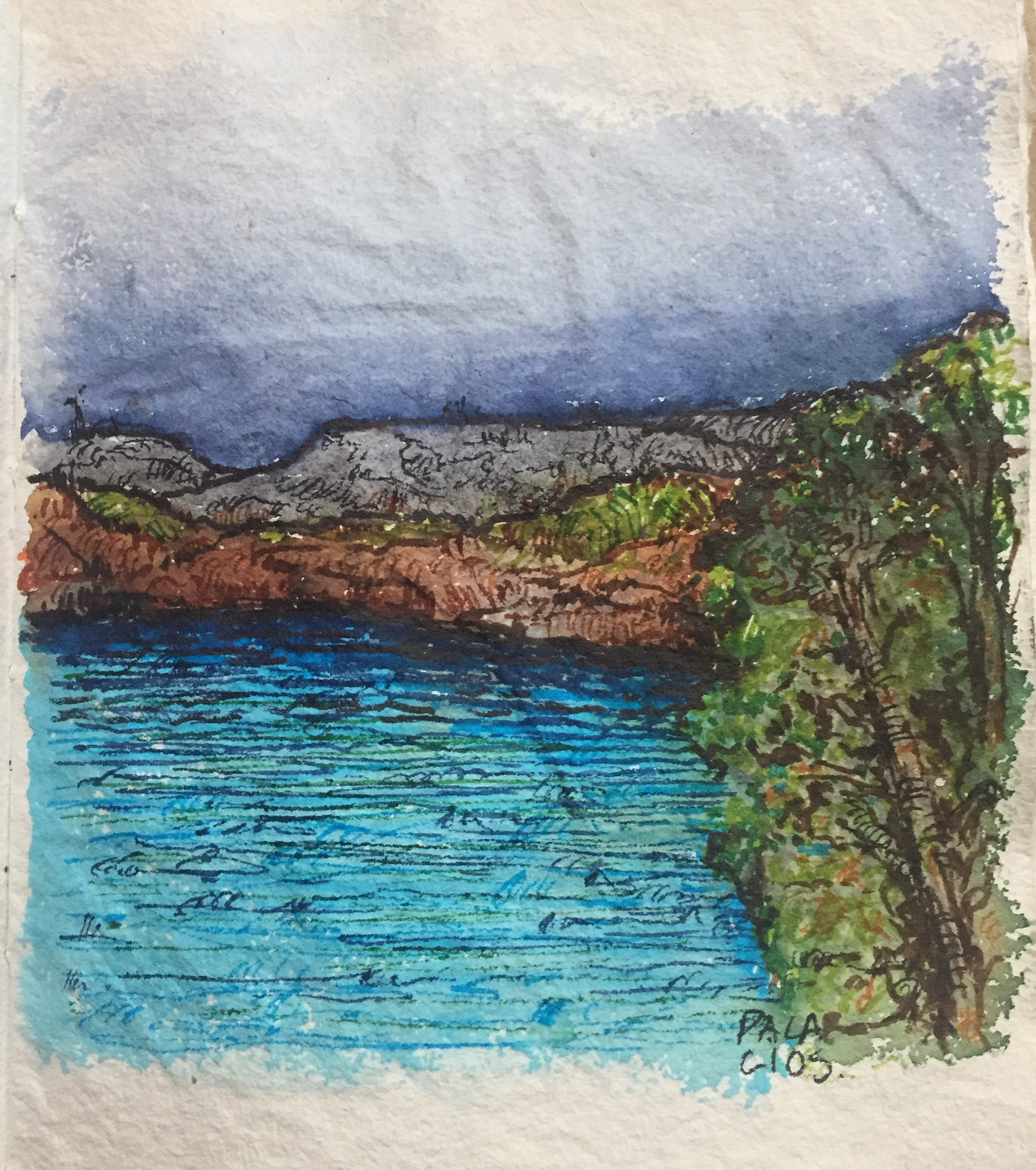 Acuarela sobre papel de algodón / 19 x 14 cm /2022