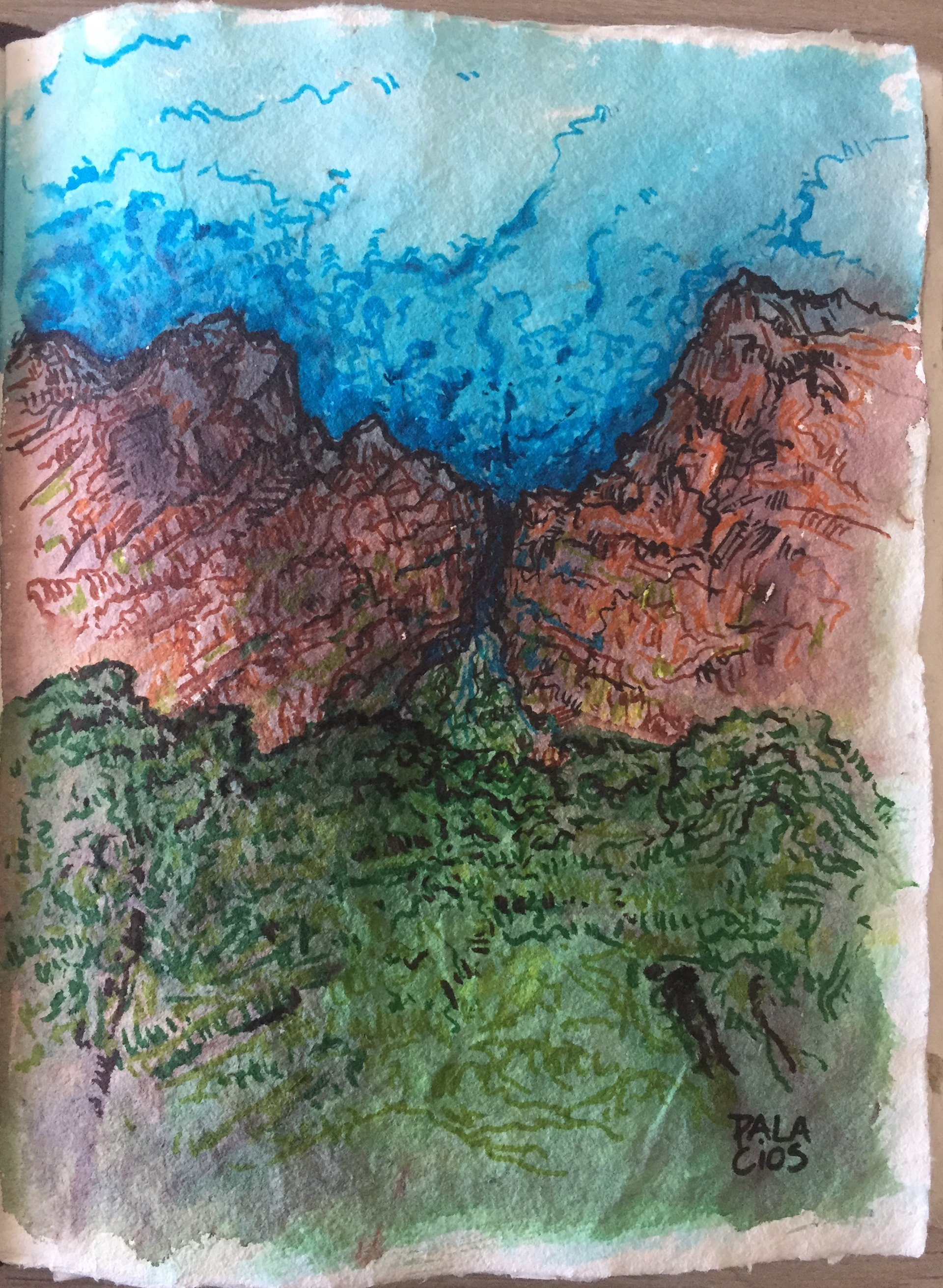 Acuarela sobre papel de algodón / 19 x 14 cm /2022