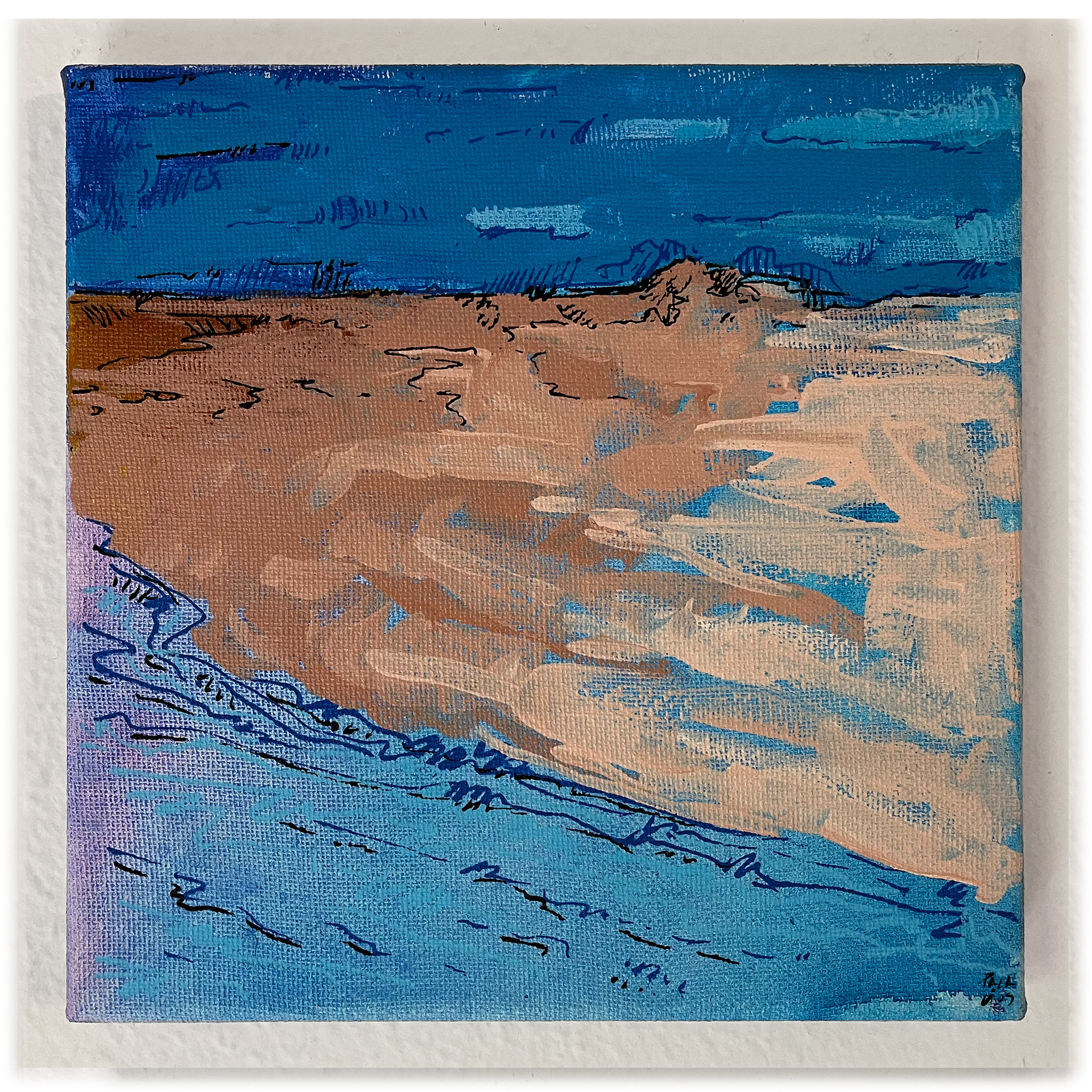 Acrilico sobre tela 20 x 20 cms