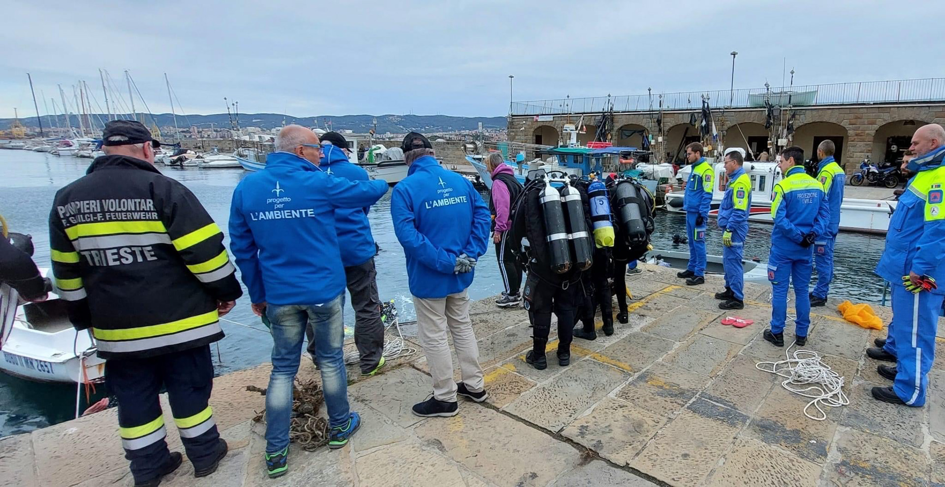 Progetto AMare Muggia FVG pulizia dei fondali marini