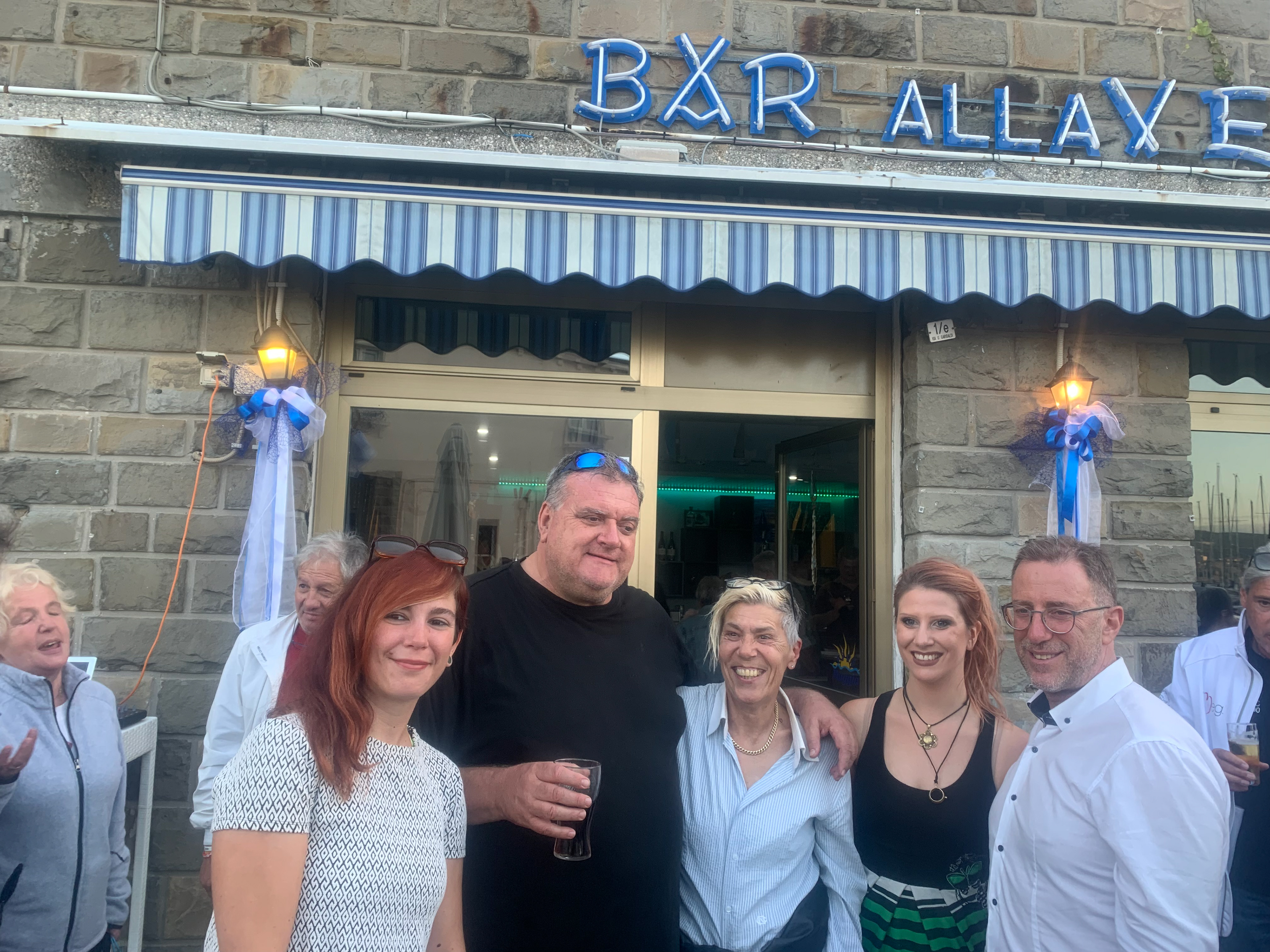 Inaugurazione bar alla Vela