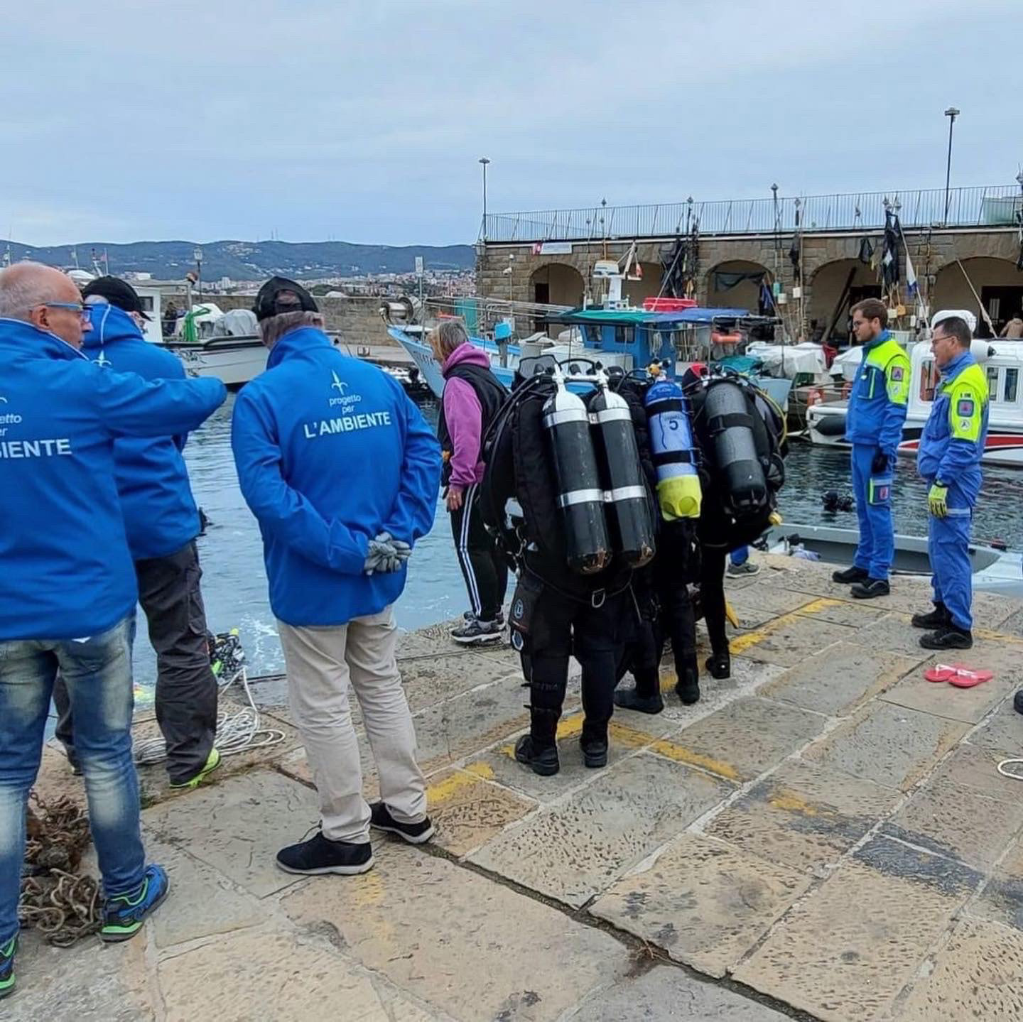 Progetto AMare Muggia FVG pulizia dei fondali marini