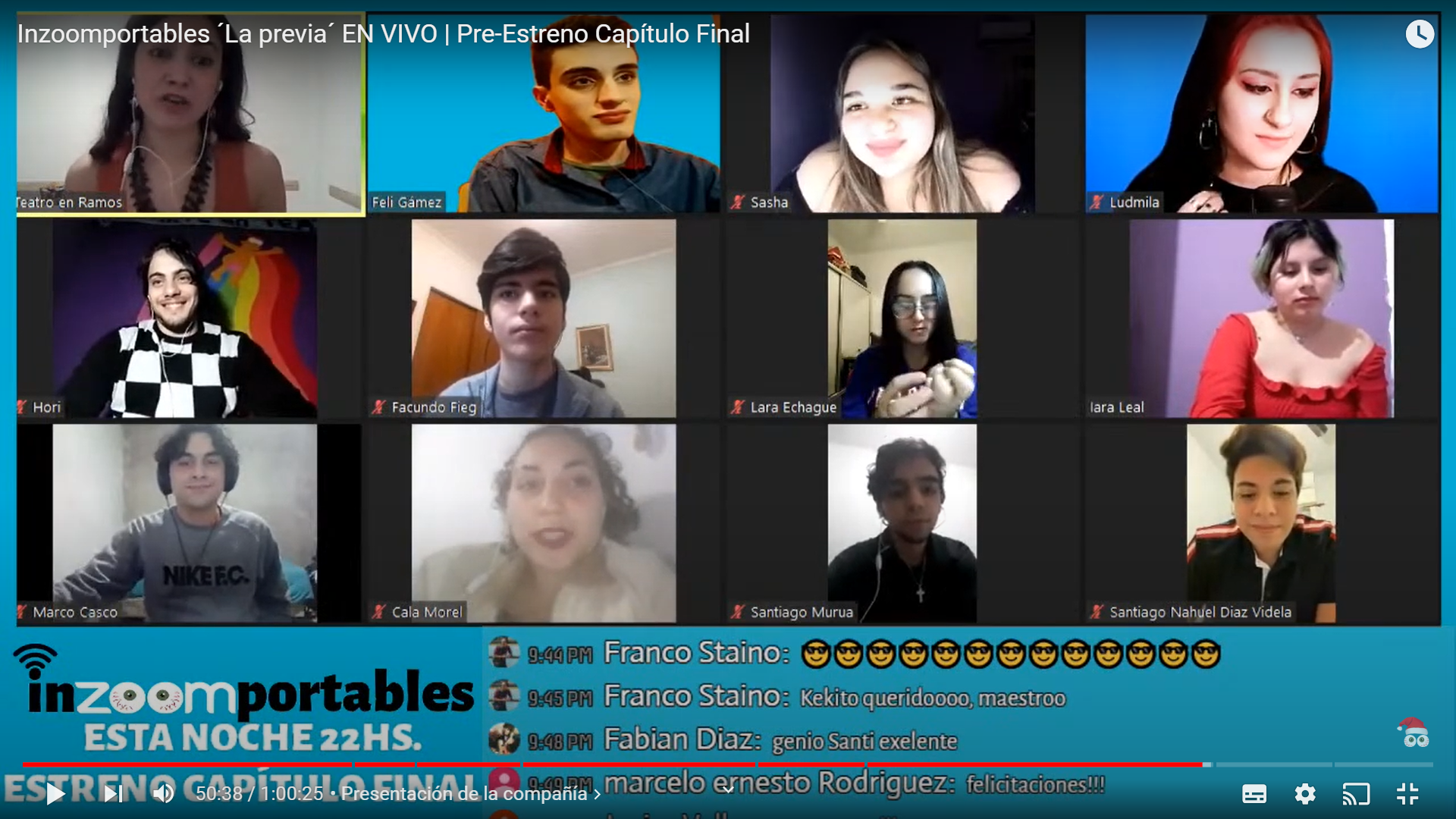 Pograma en Vivo (Streaming)