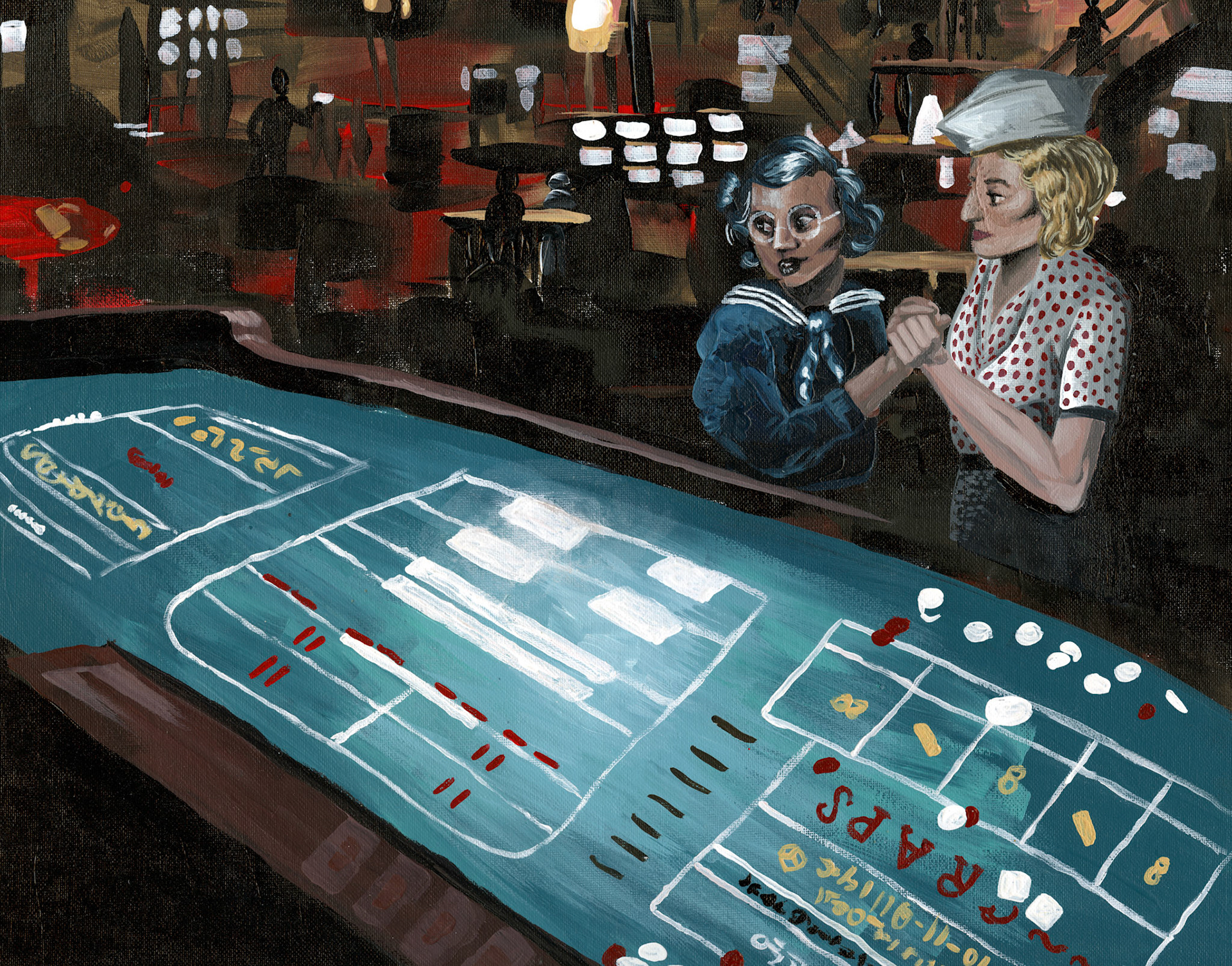 "1940s" Spring 2019 Acrylic Paint