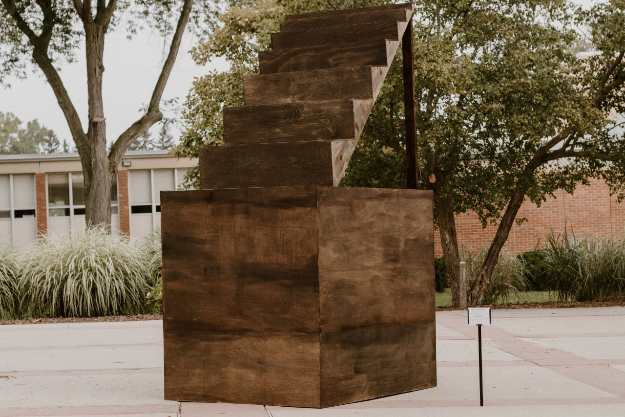 Out of ReachThis installation explores ideas about disability, inaccessibility, and the struggles students face due to inequality on campus.