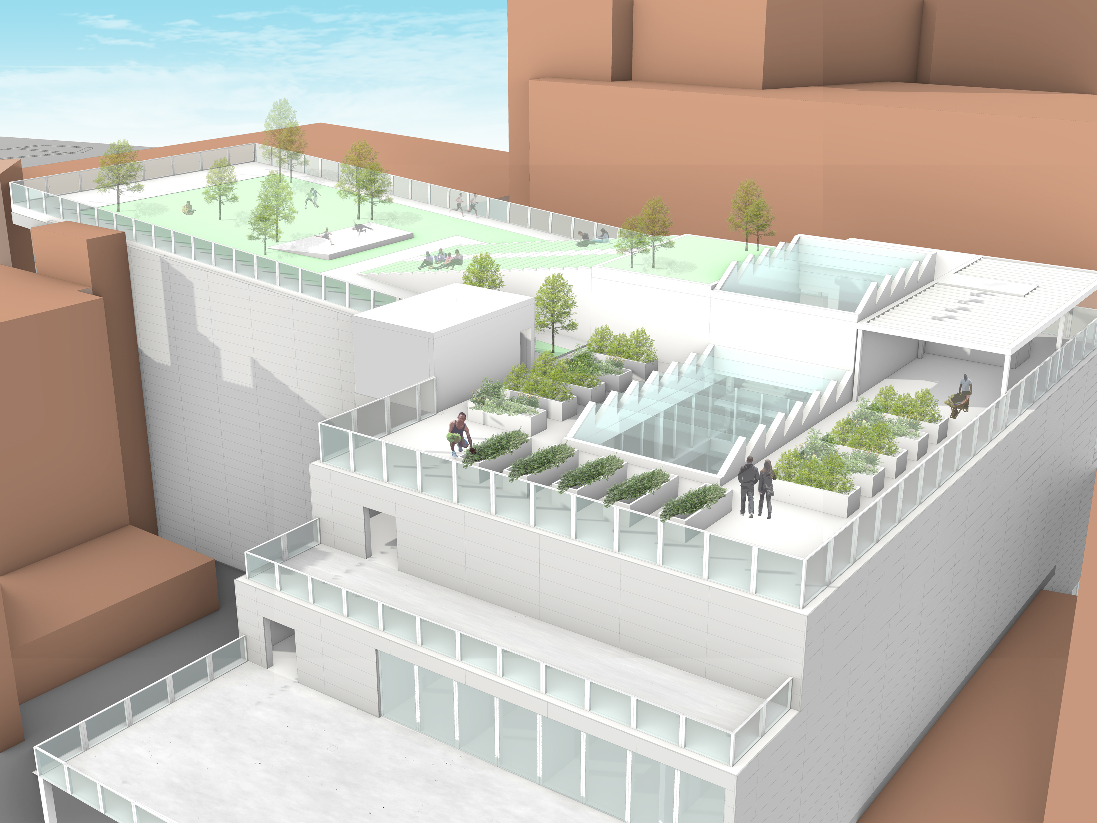 Roof Garden Rendering