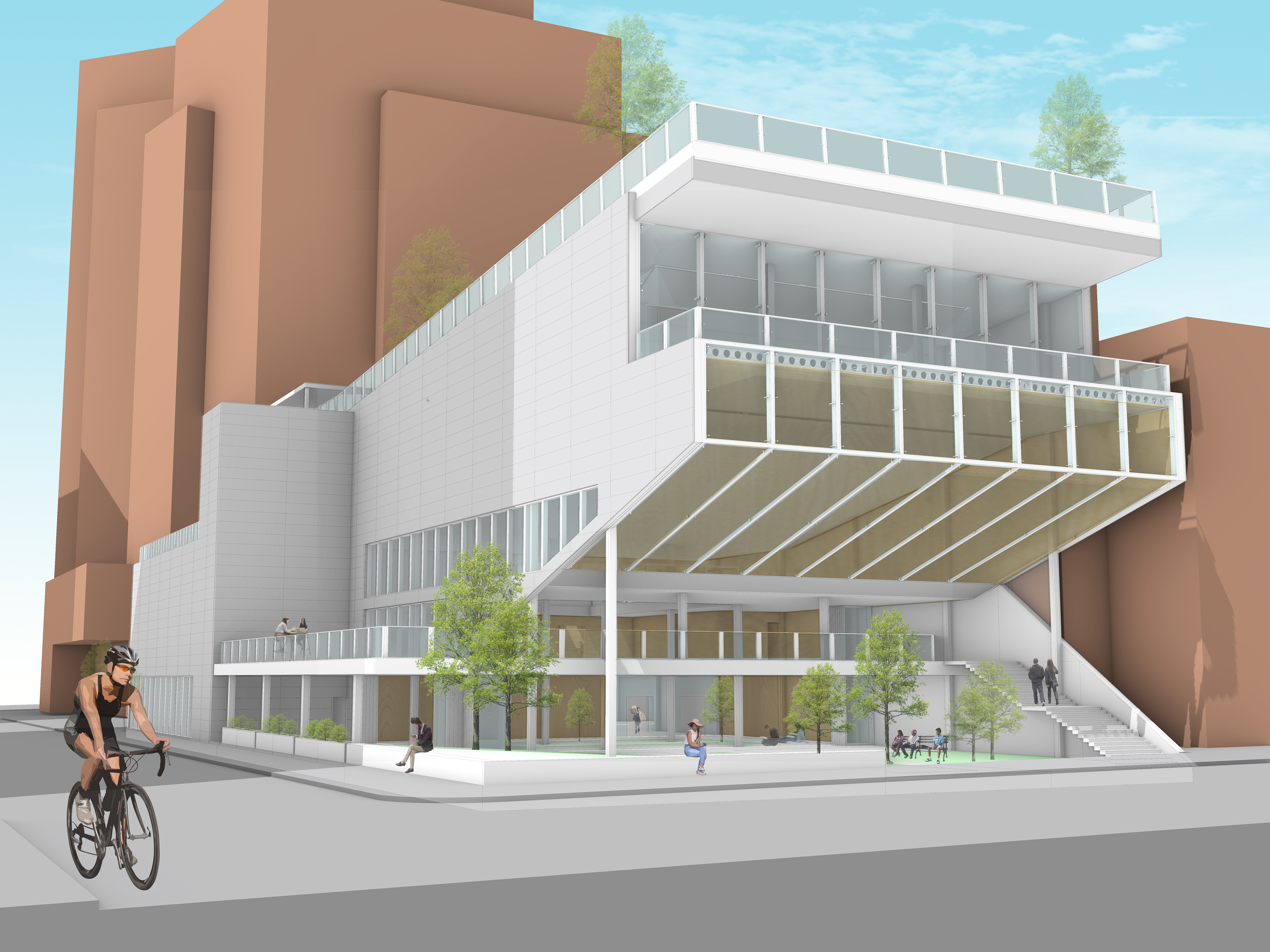 Summer Rendering showing Open Walls