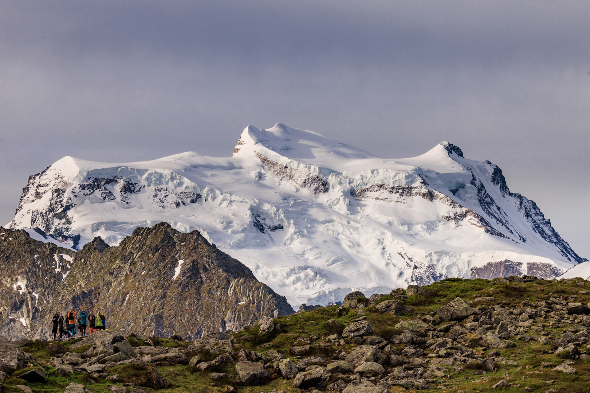 Yoga sur l'Alpe