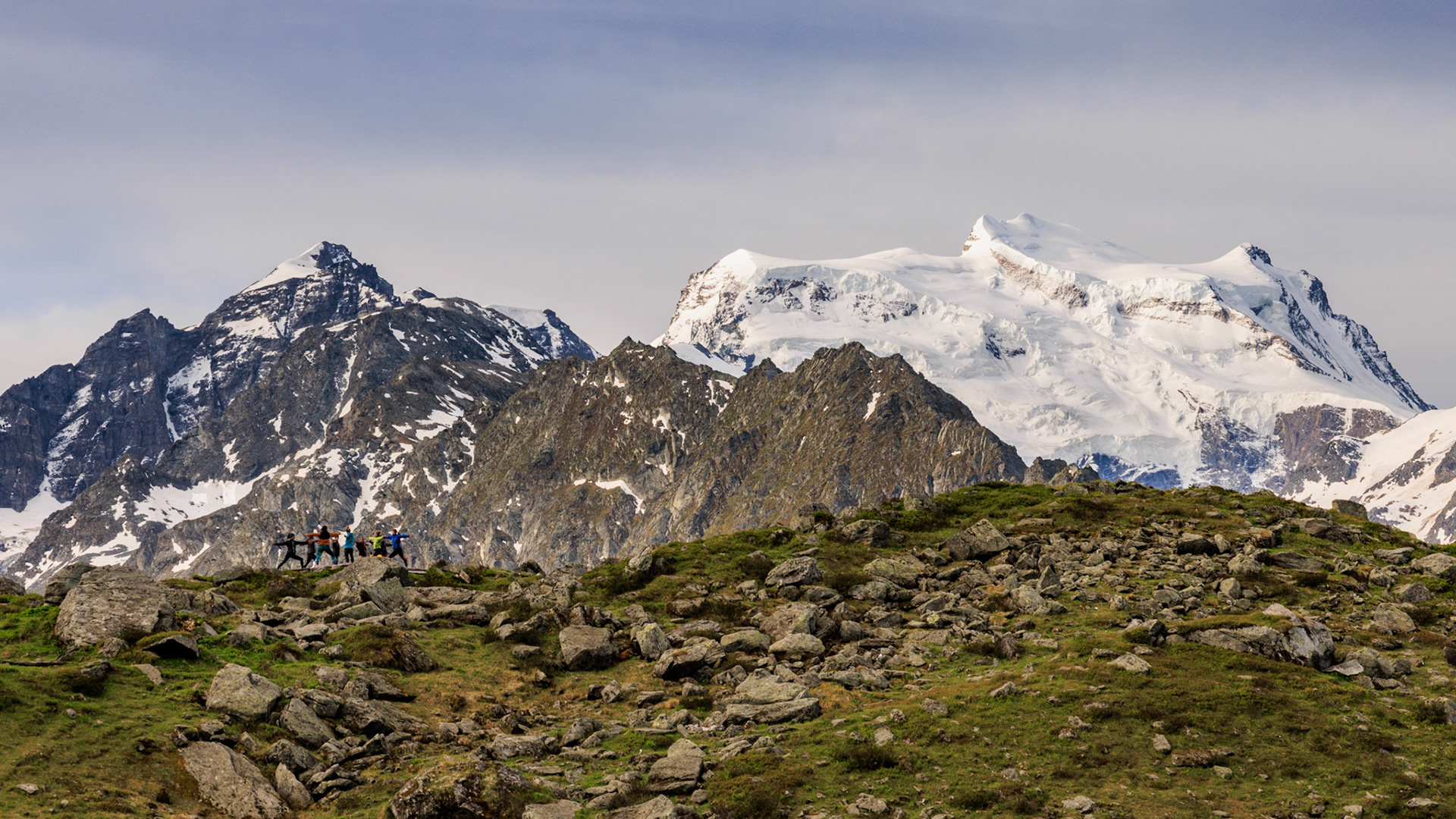 Yoga sur l'Alpe
