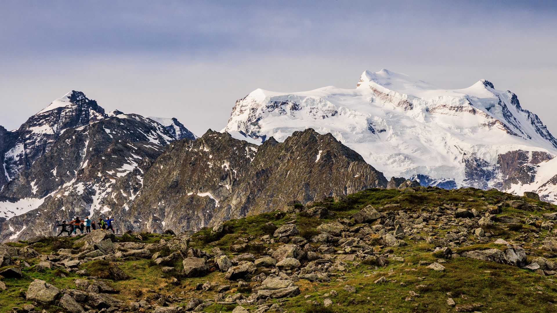 Yoga sur l'Alpe