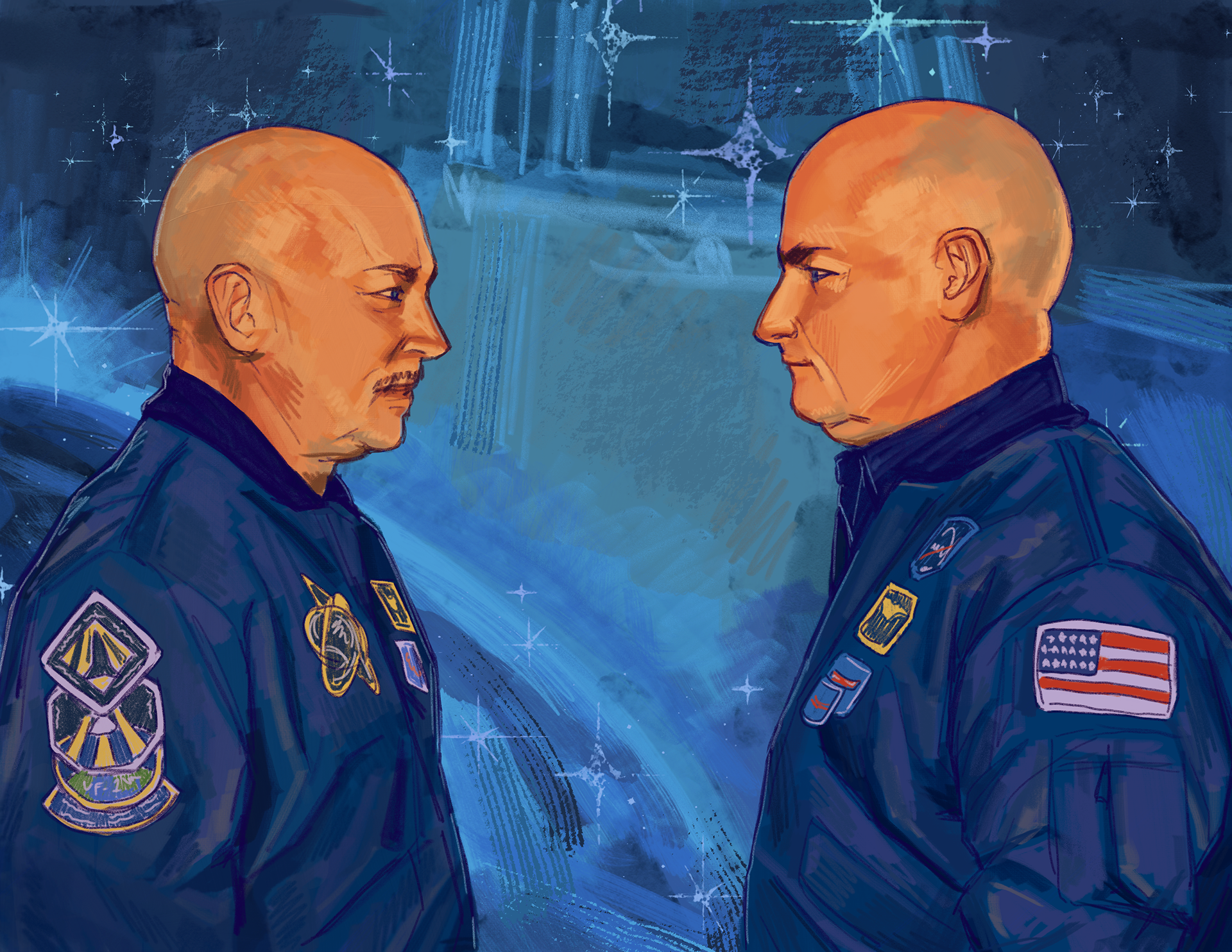 Twin Paradox: Scott and Mark Kelly