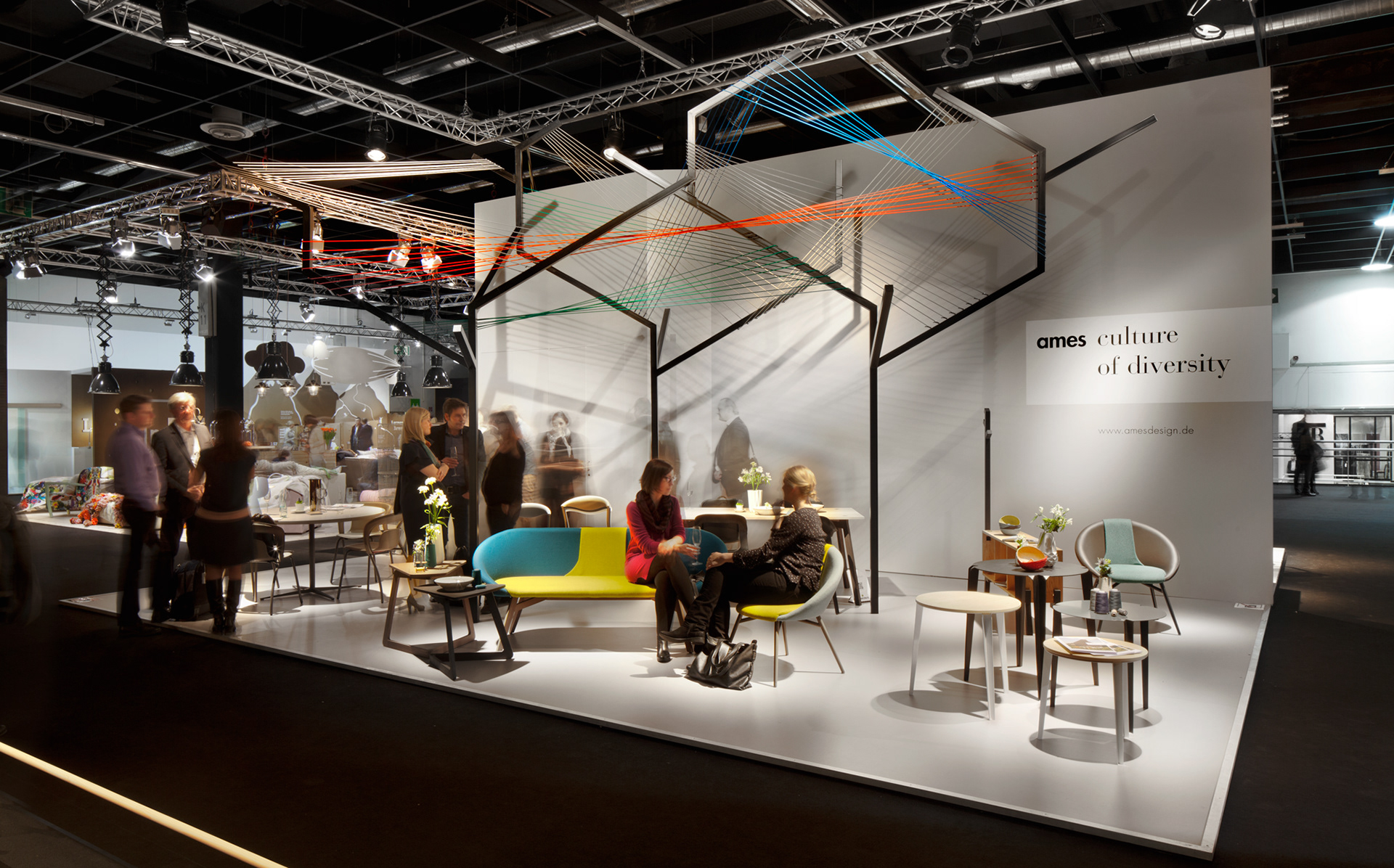 ames trade fair stand designed by achta