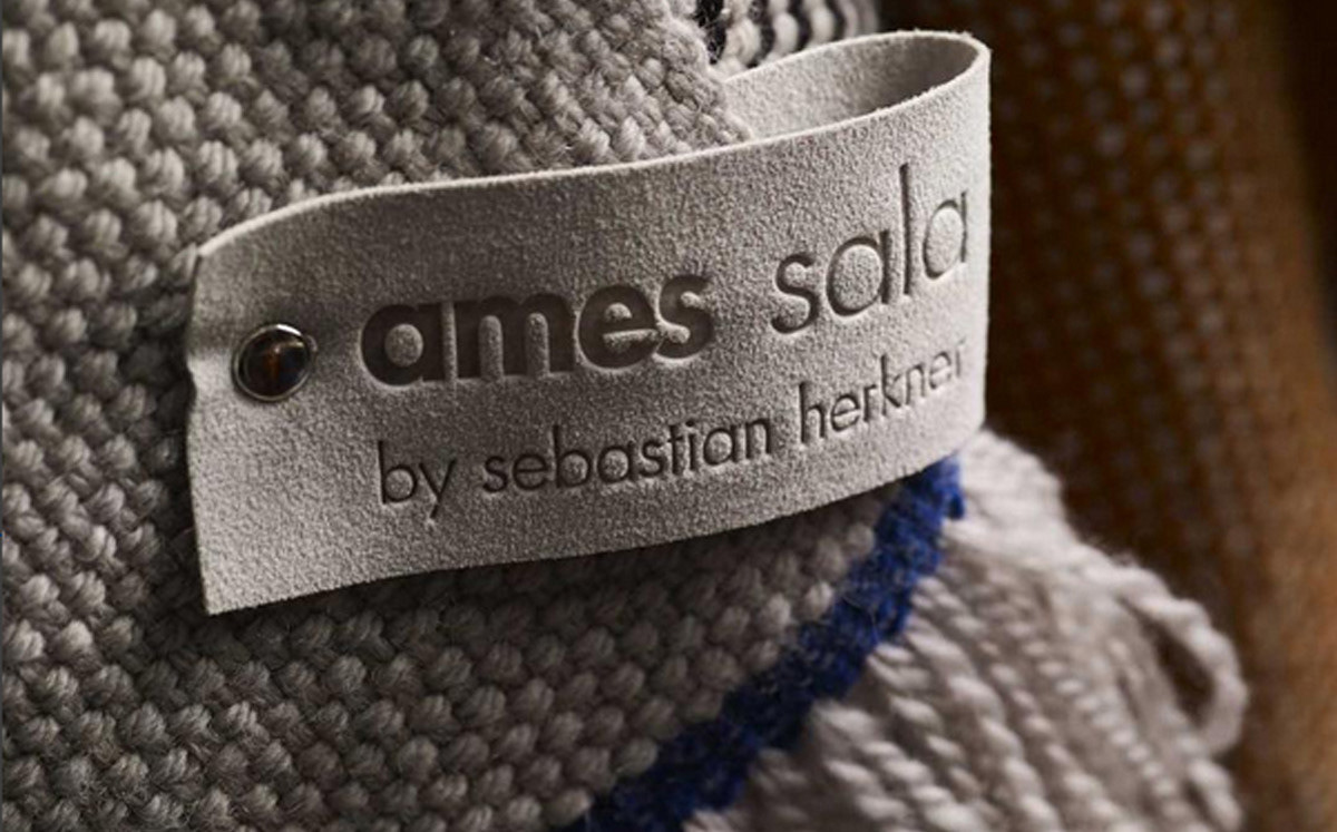 Label for the ‘ames sala’ collection by Sebastian Herkner