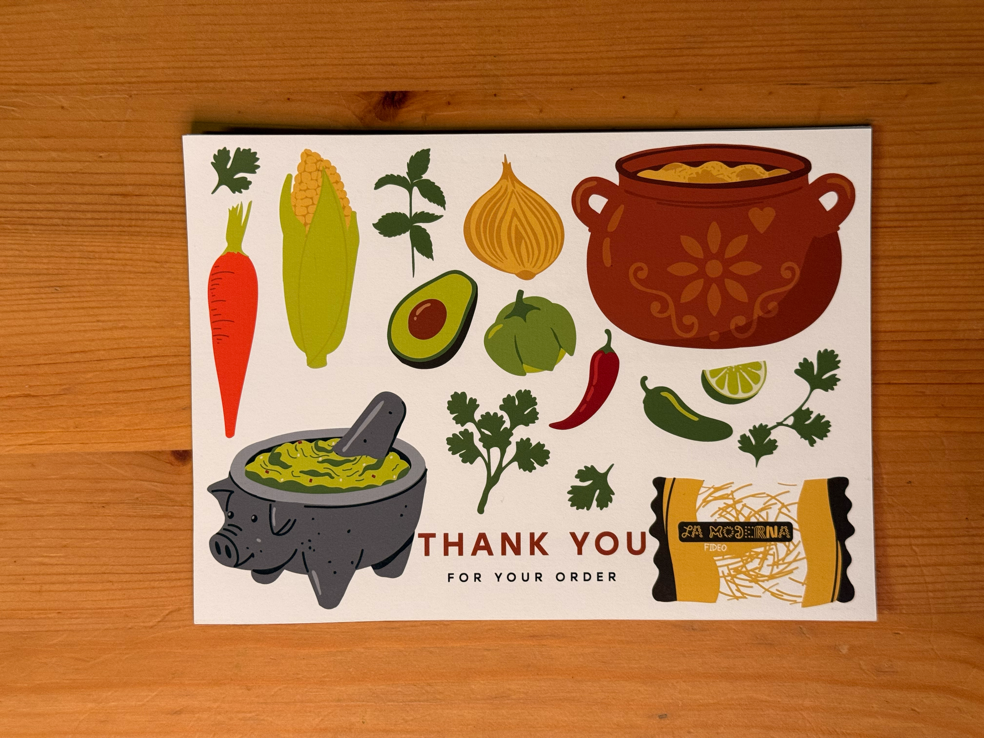 Cookbook: Postcards front