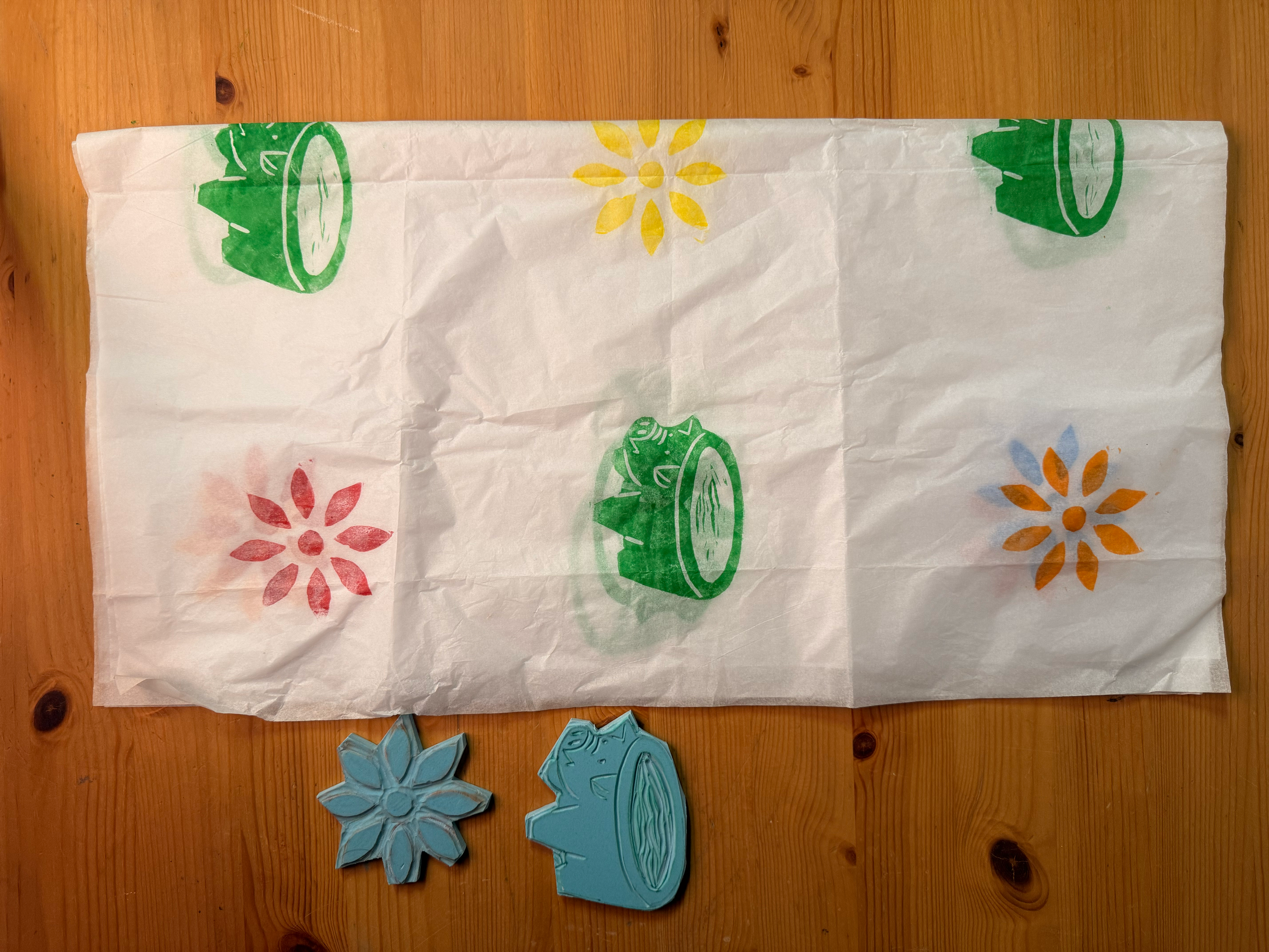 Cookbook: Stamped tissue paper