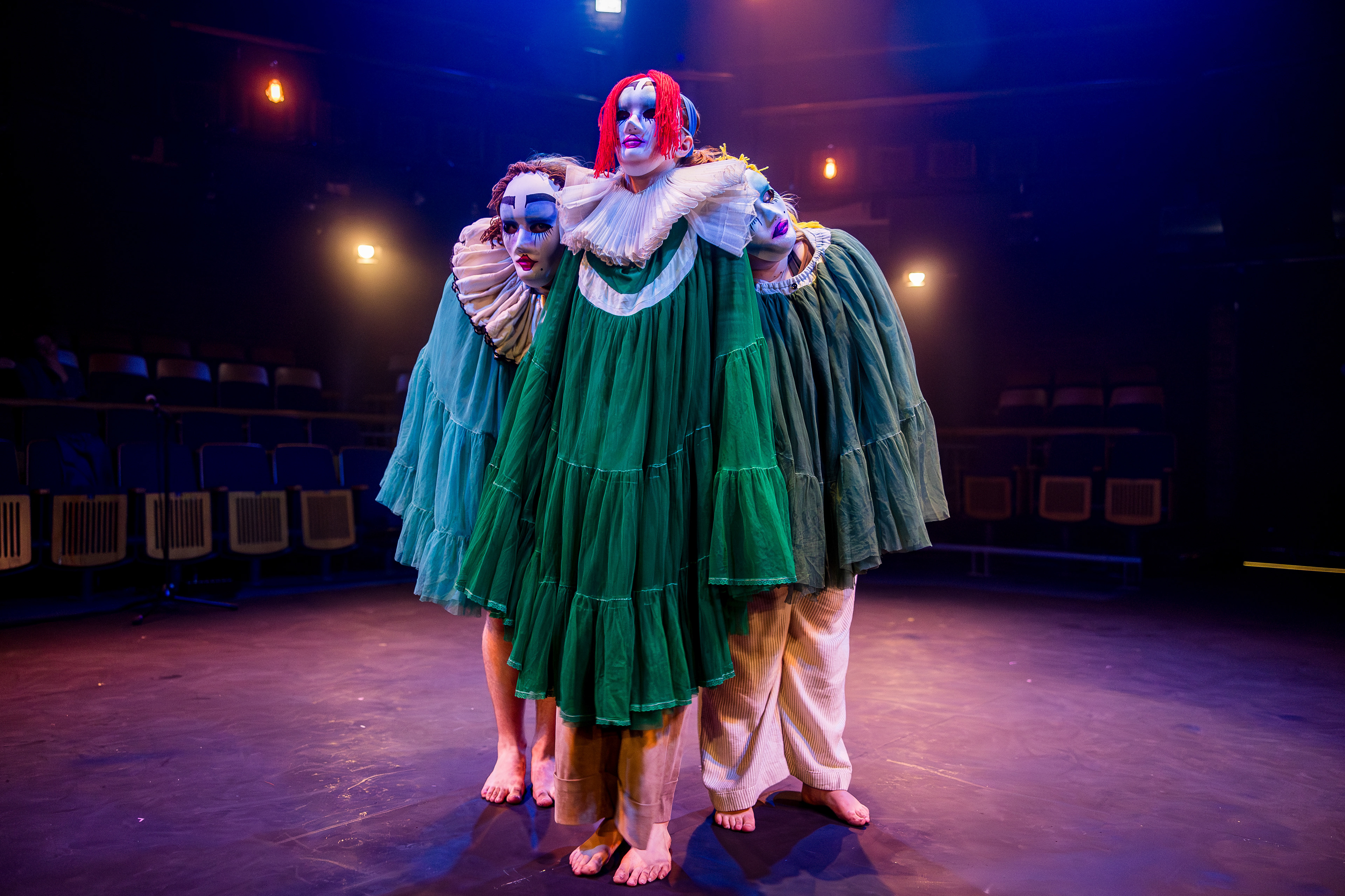Spinning The Line by Cameron Kelsey; featuring Cameron Kelsey, Amy Lewis and Lois Fletcher. Photos by Mathew Ferguson. Stage Manager, Nick Coppell; Lighting Programmer, Cory Gibson.