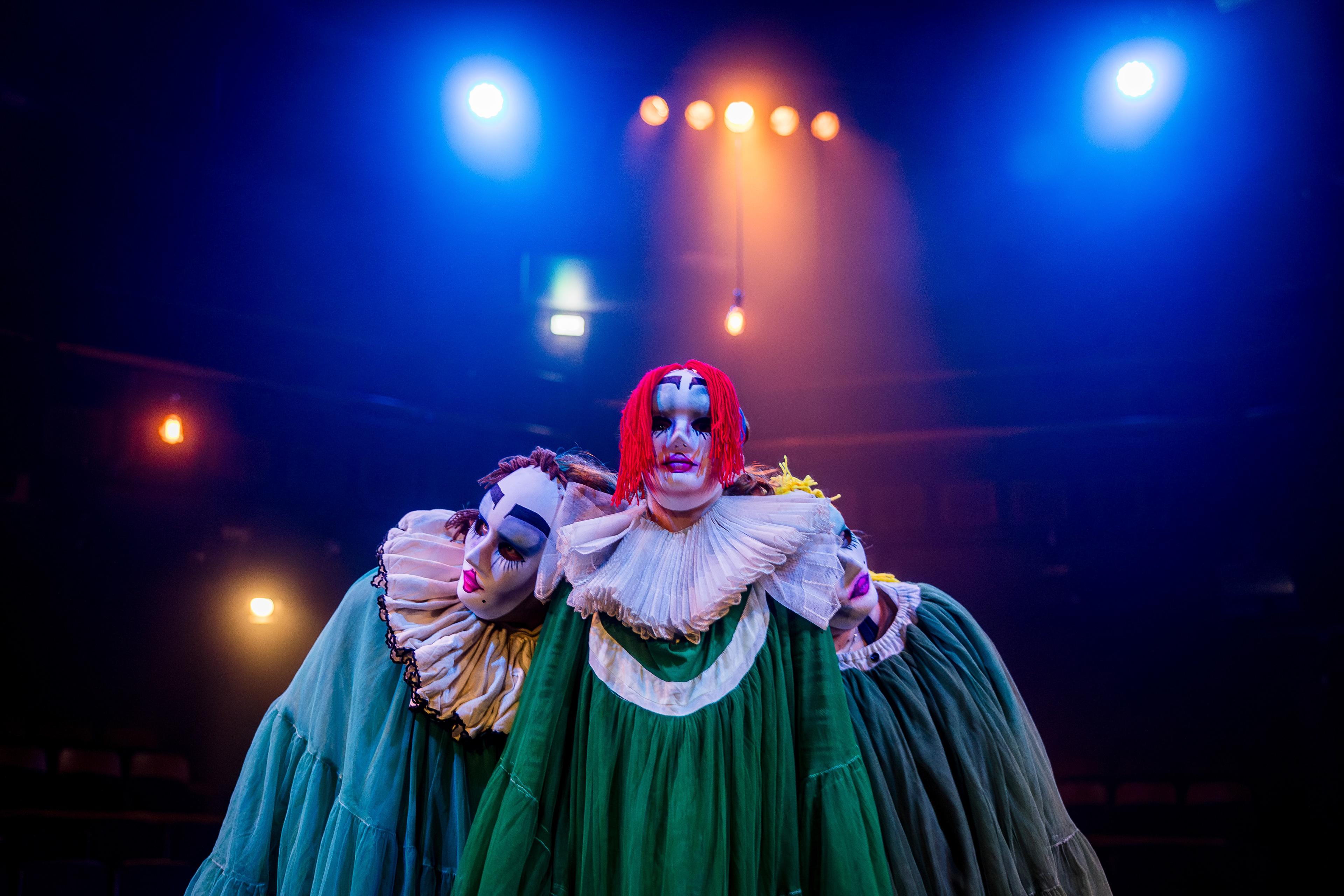 Spinning The Line by Cameron Kelsey; featuring Cameron Kelsey, Amy Lewis and Lois Fletcher. Photos by Mathew Ferguson. Stage Manager, Nick Coppell; Lighting Programmer, Cory Gibson.