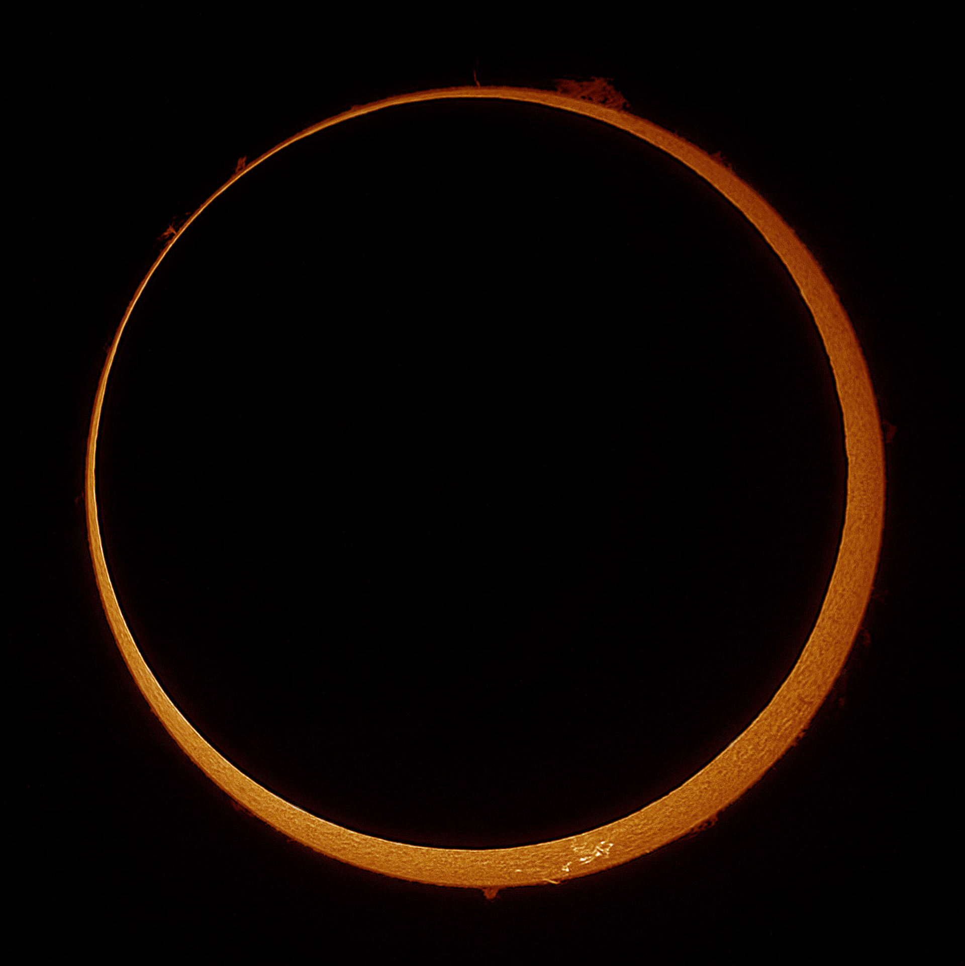 Captured with Lunt 40mm Solar Telescope with ZWO Camera via FireCapture