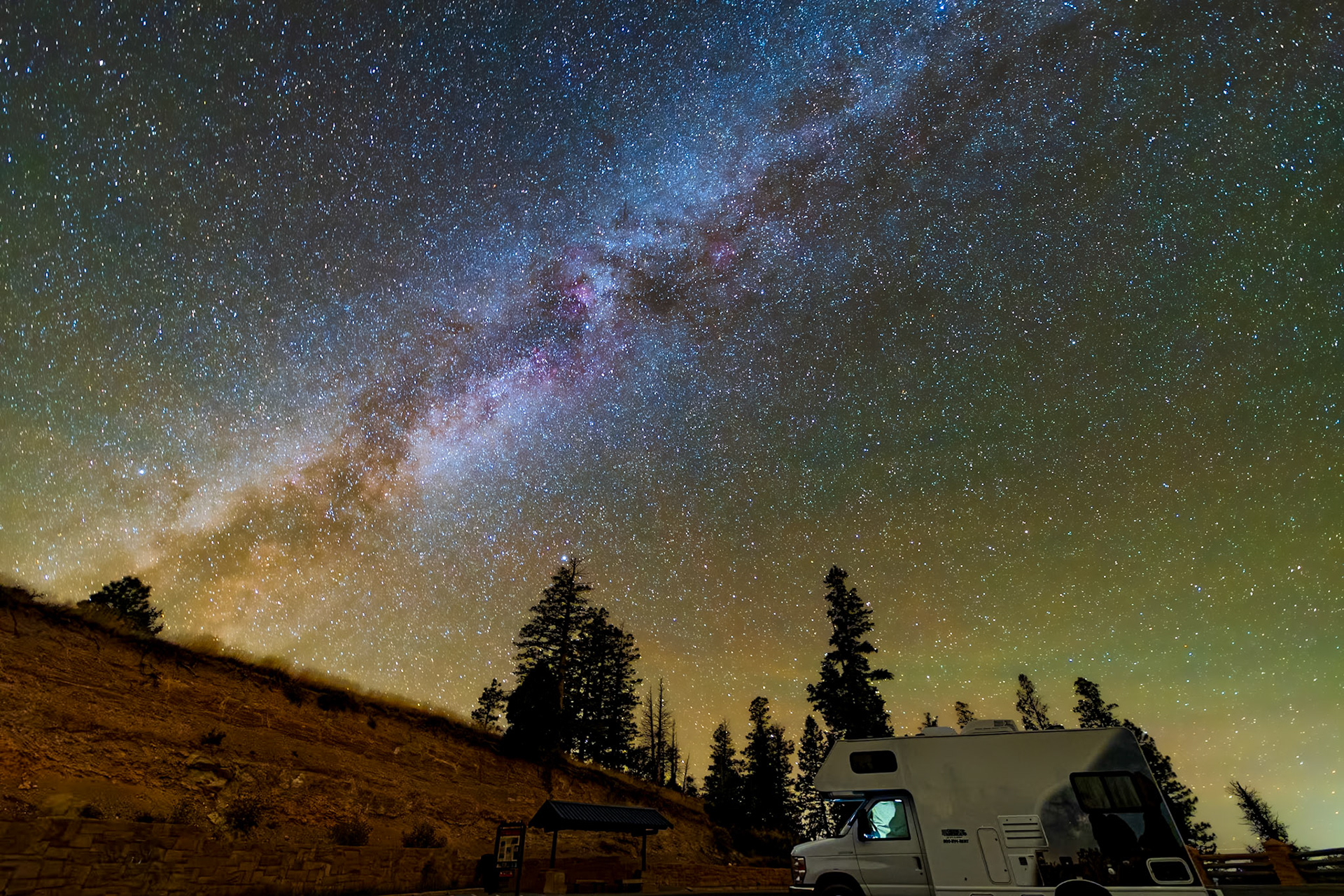 Milky Way over RV