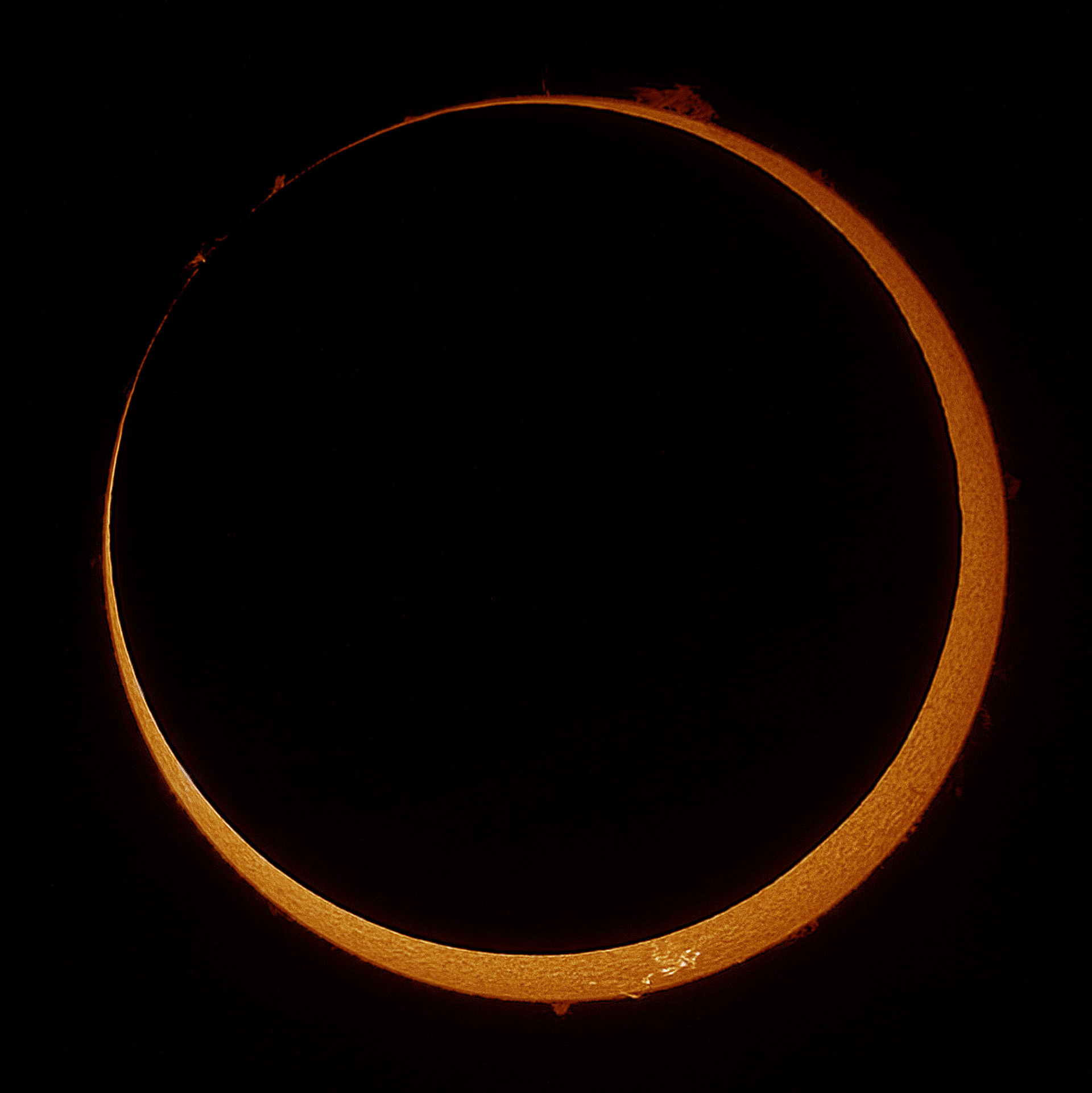 Captured with Lunt 40mm Solar Telescope with ZWO Camera via FireCapture