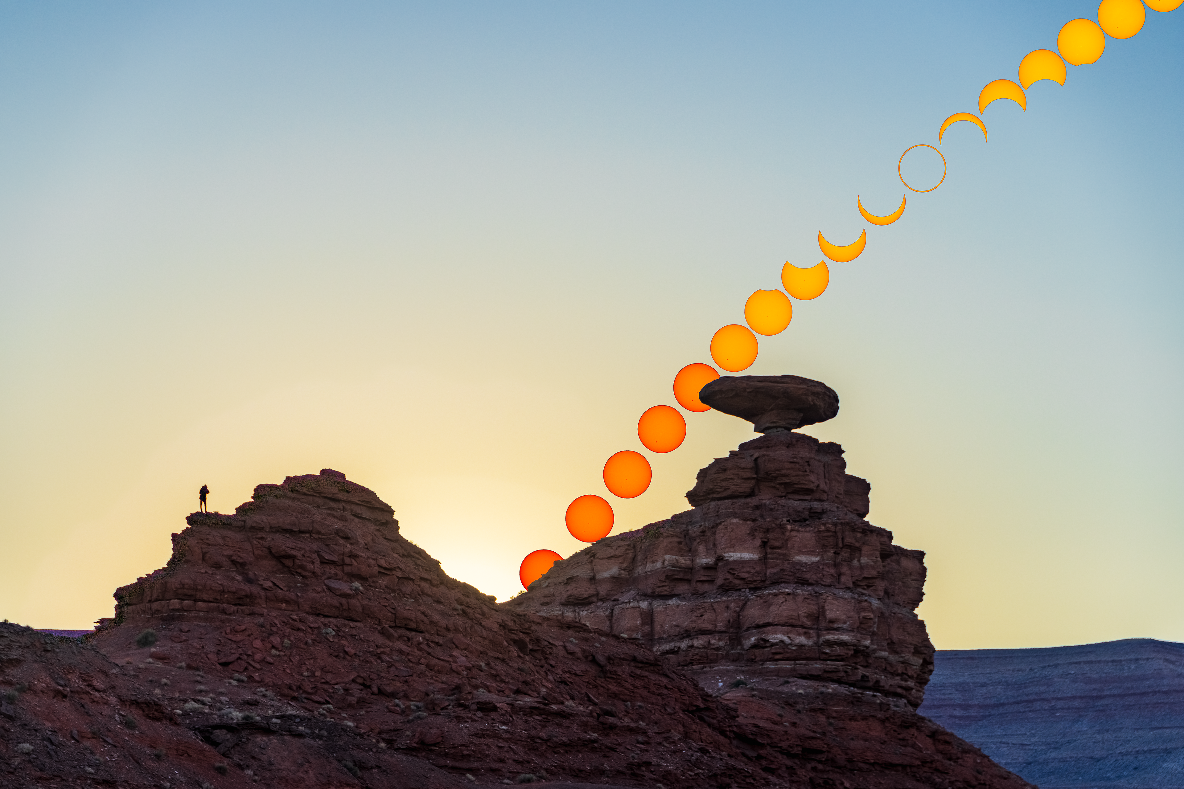 Annular Solar Eclipse 2023 - Mexican Hat Utah