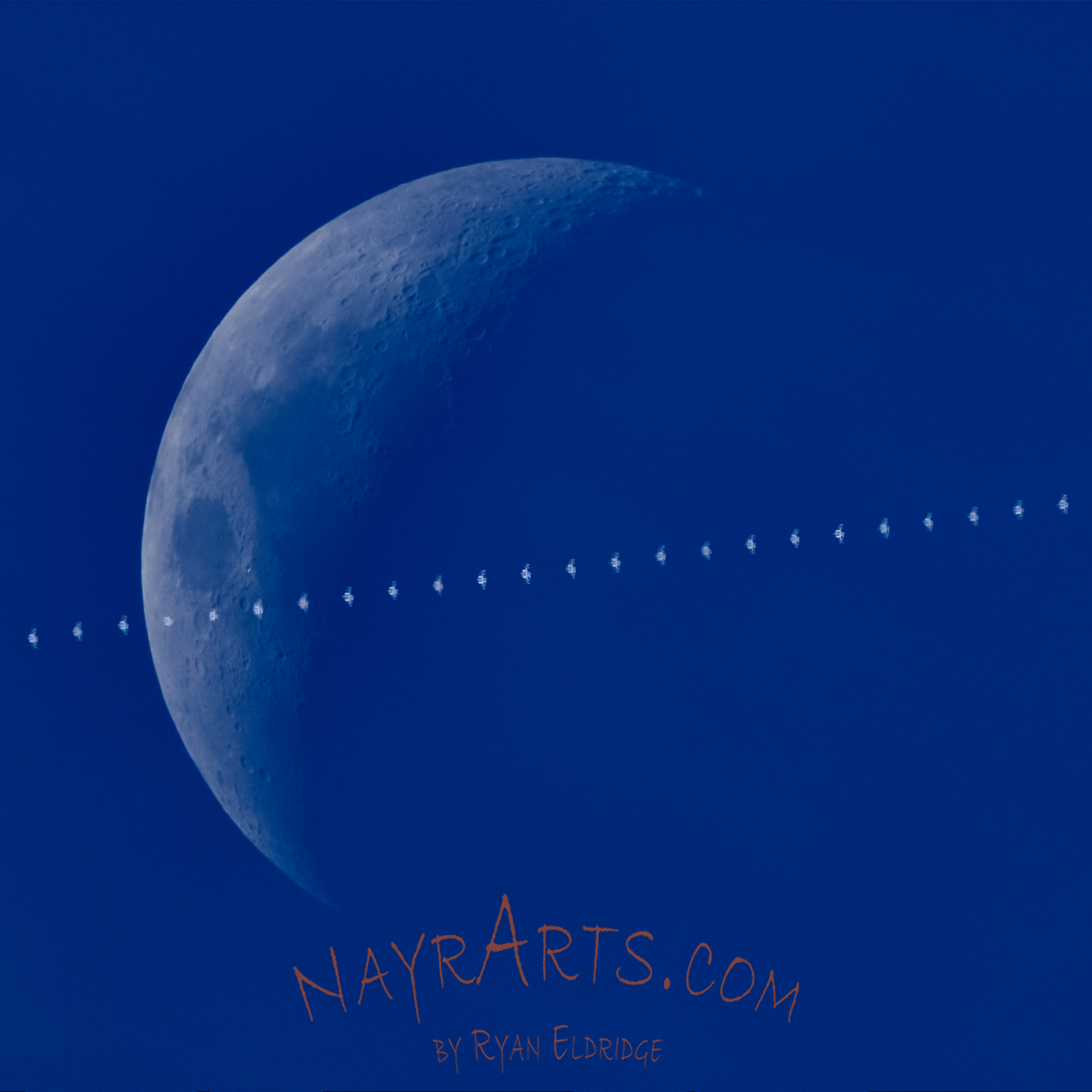 ISS Lunar Transit