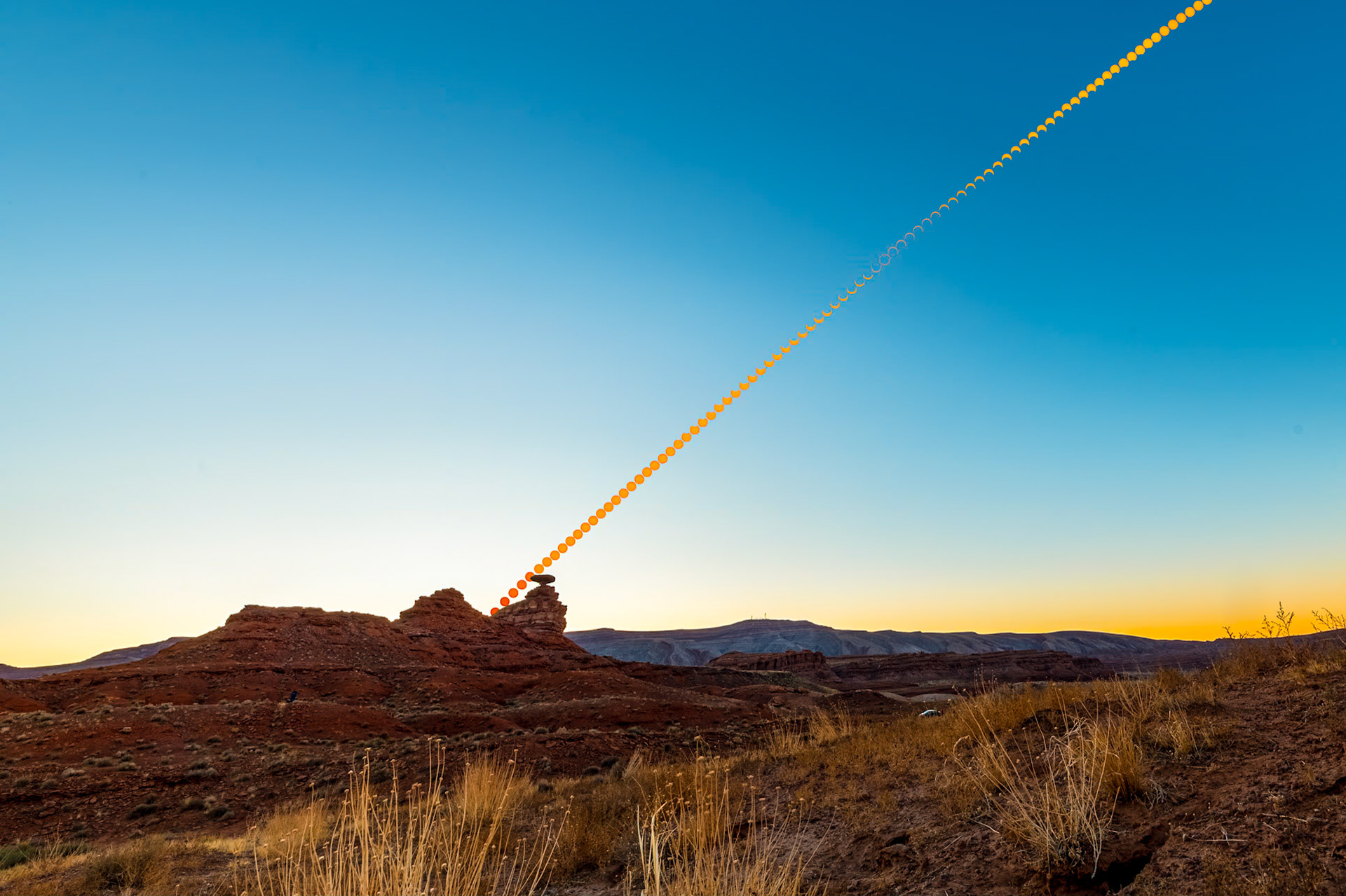 Annular Solar Eclipse 2023 - Mexican Hat Utah