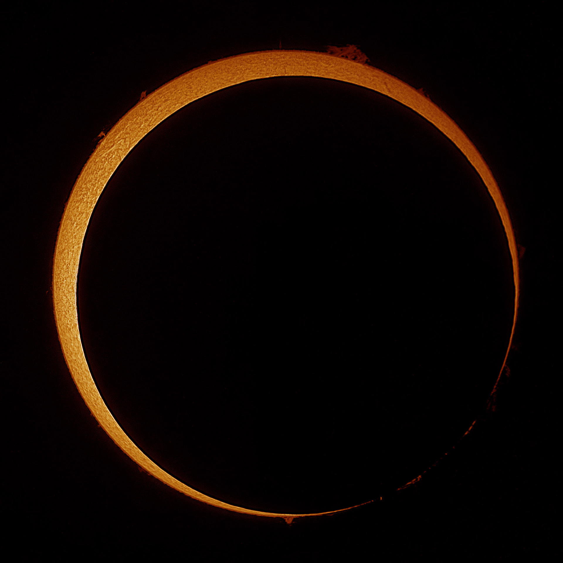 Captured with Lunt 40mm Solar Telescope with ZWO Camera via FireCapture