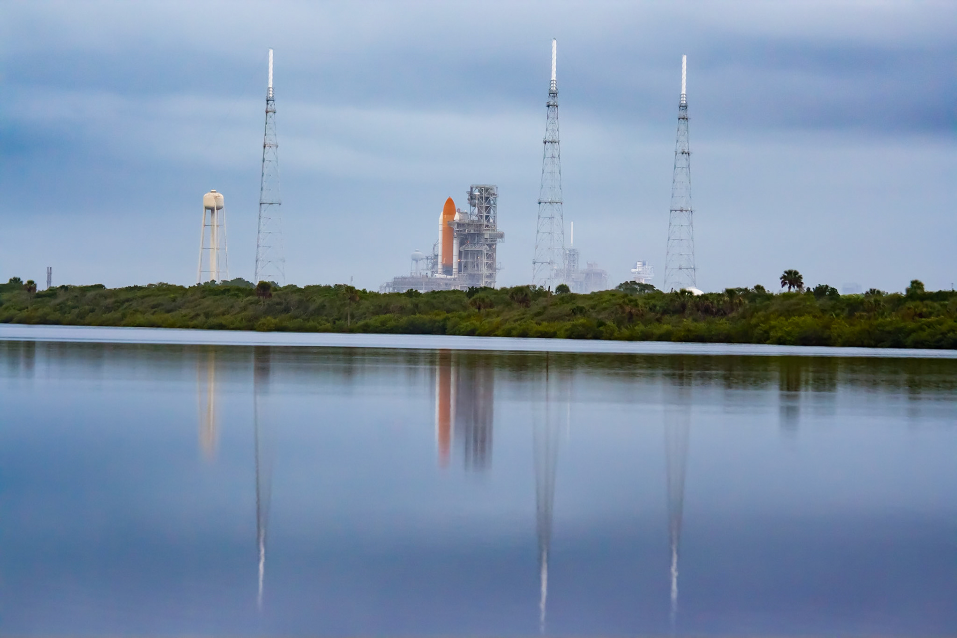 Space Shuttle on Launch Pad 39B - STS-400