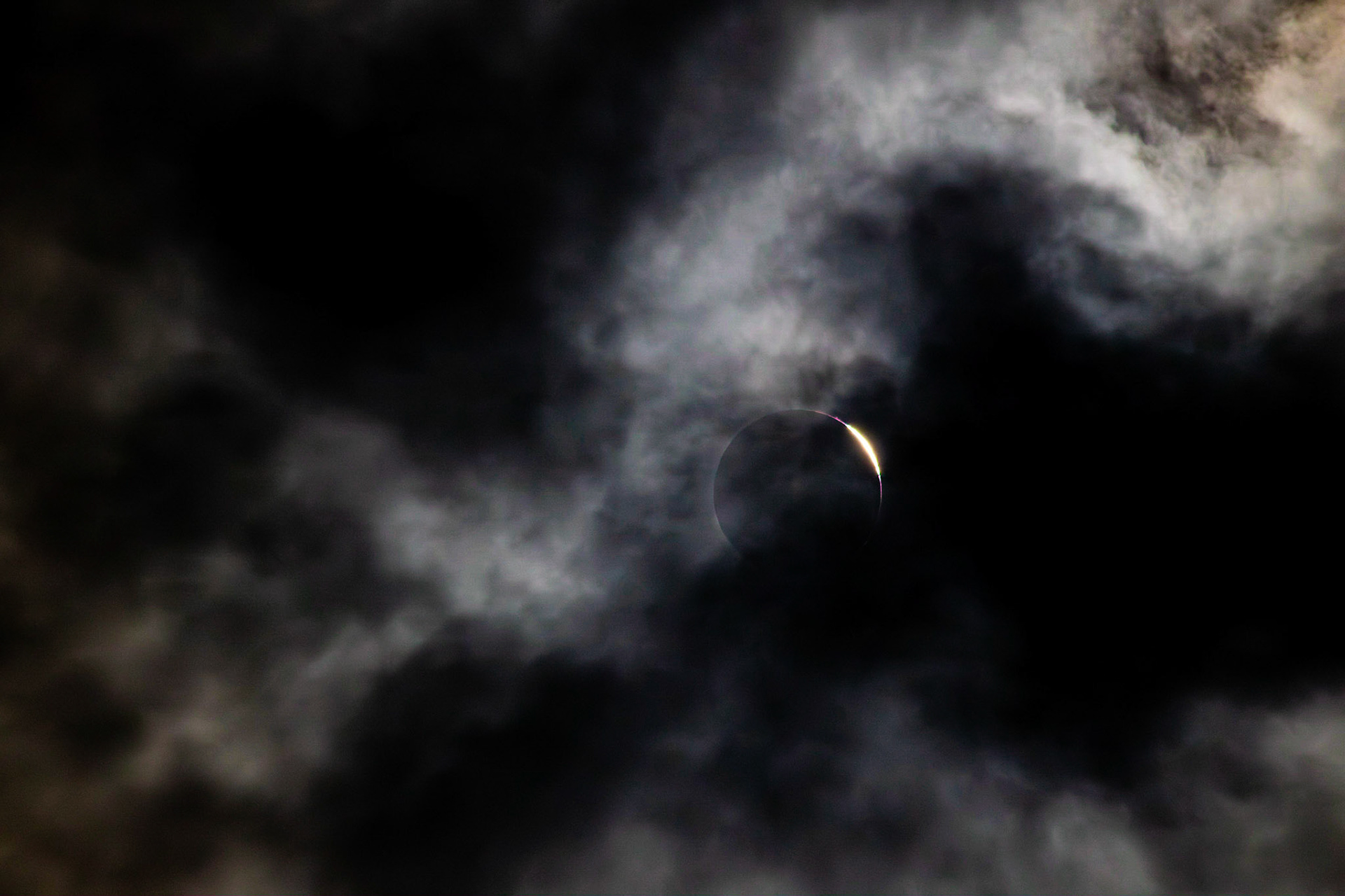 Great American Total Solar Eclipse in the Clouds
