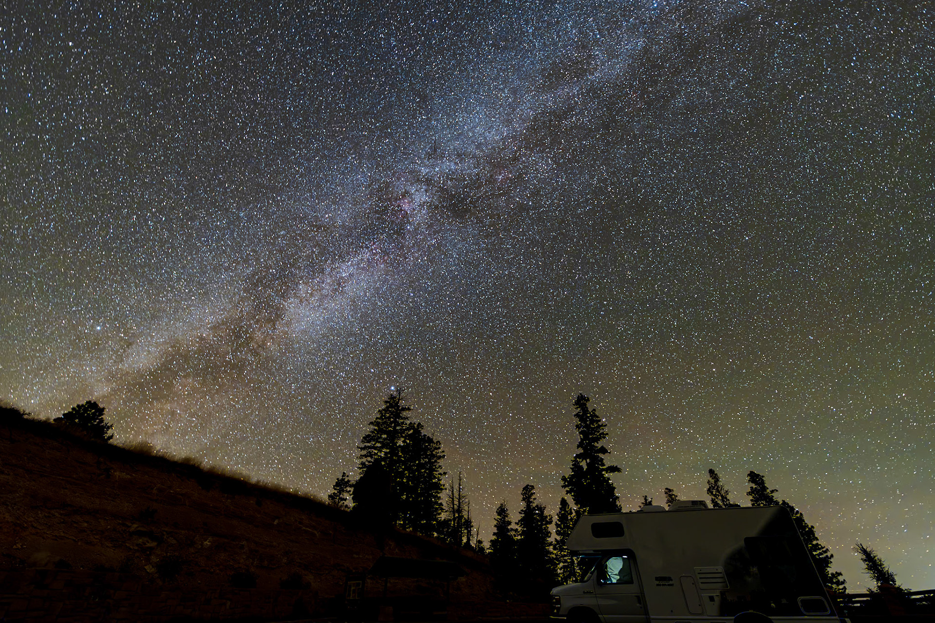 Milky Way over RV