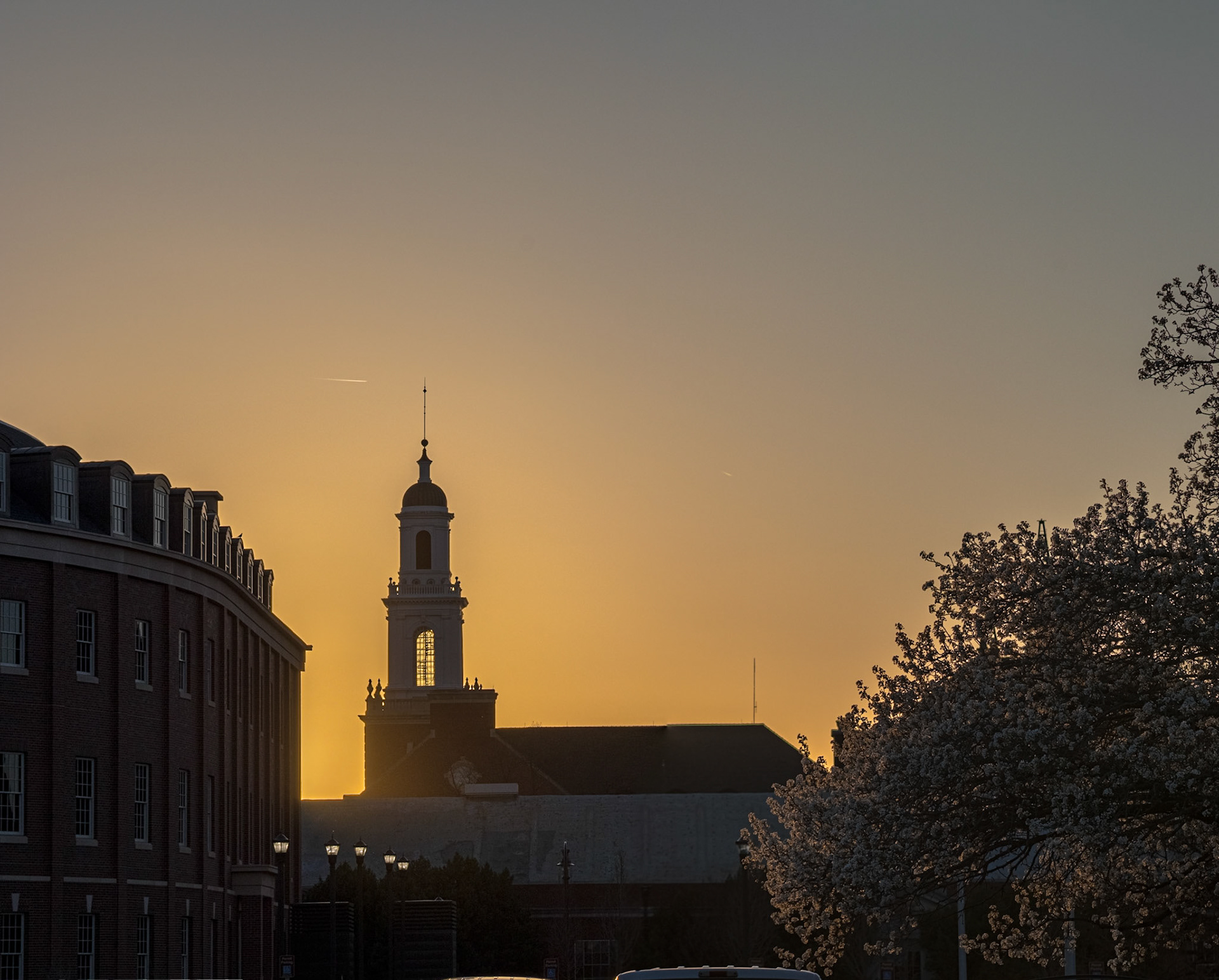 Campus - Oklahoma State University - Edmon Low Library and Business School Building