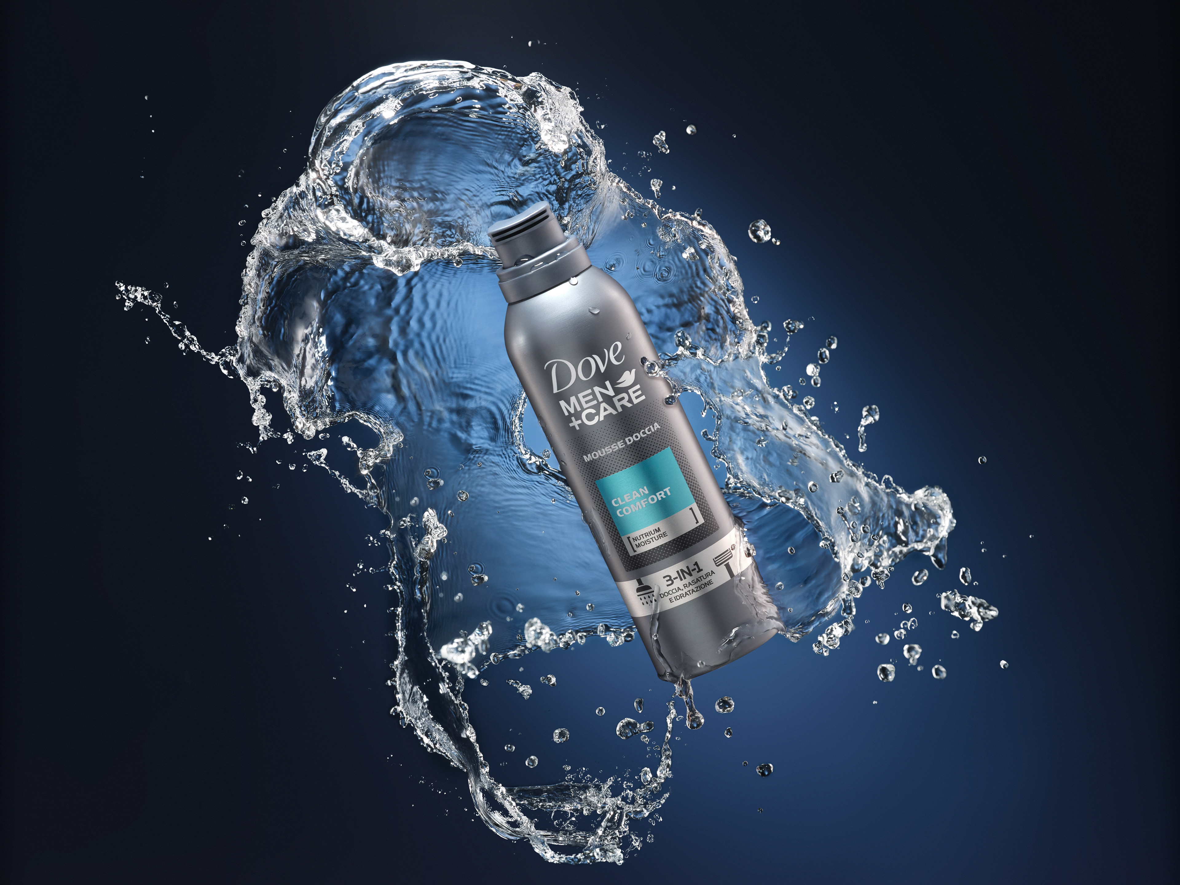 splash retouch compositing